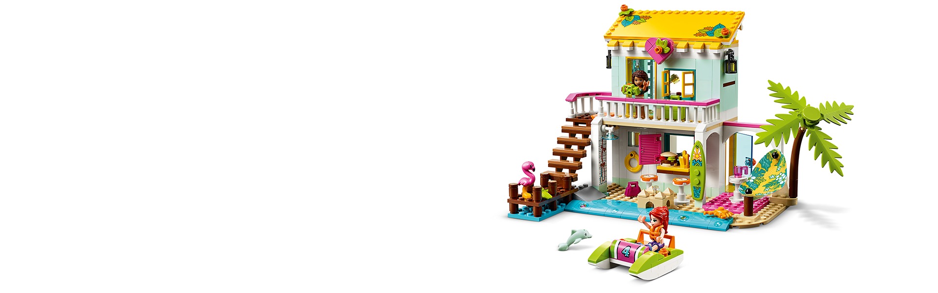 Lego friends beach online house set