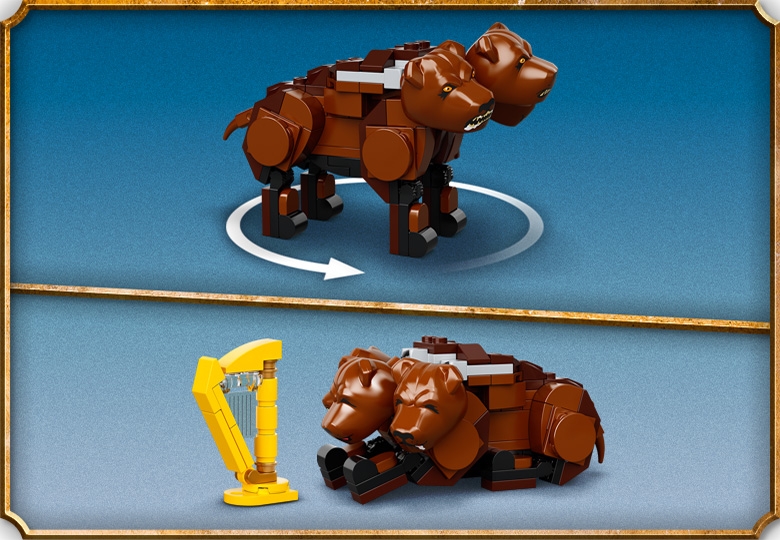 harry potter three headed dog lego