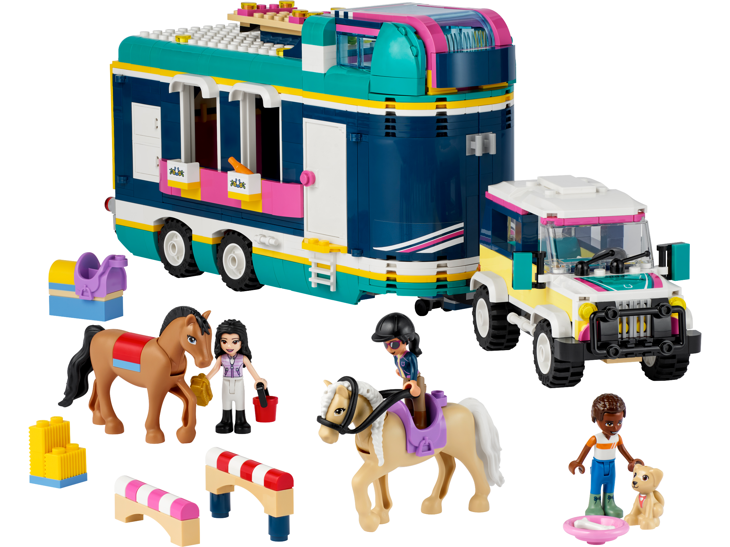 Horse Show Trailer 41722 | Friends | Buy online at the Official LEGO® Shop  GB