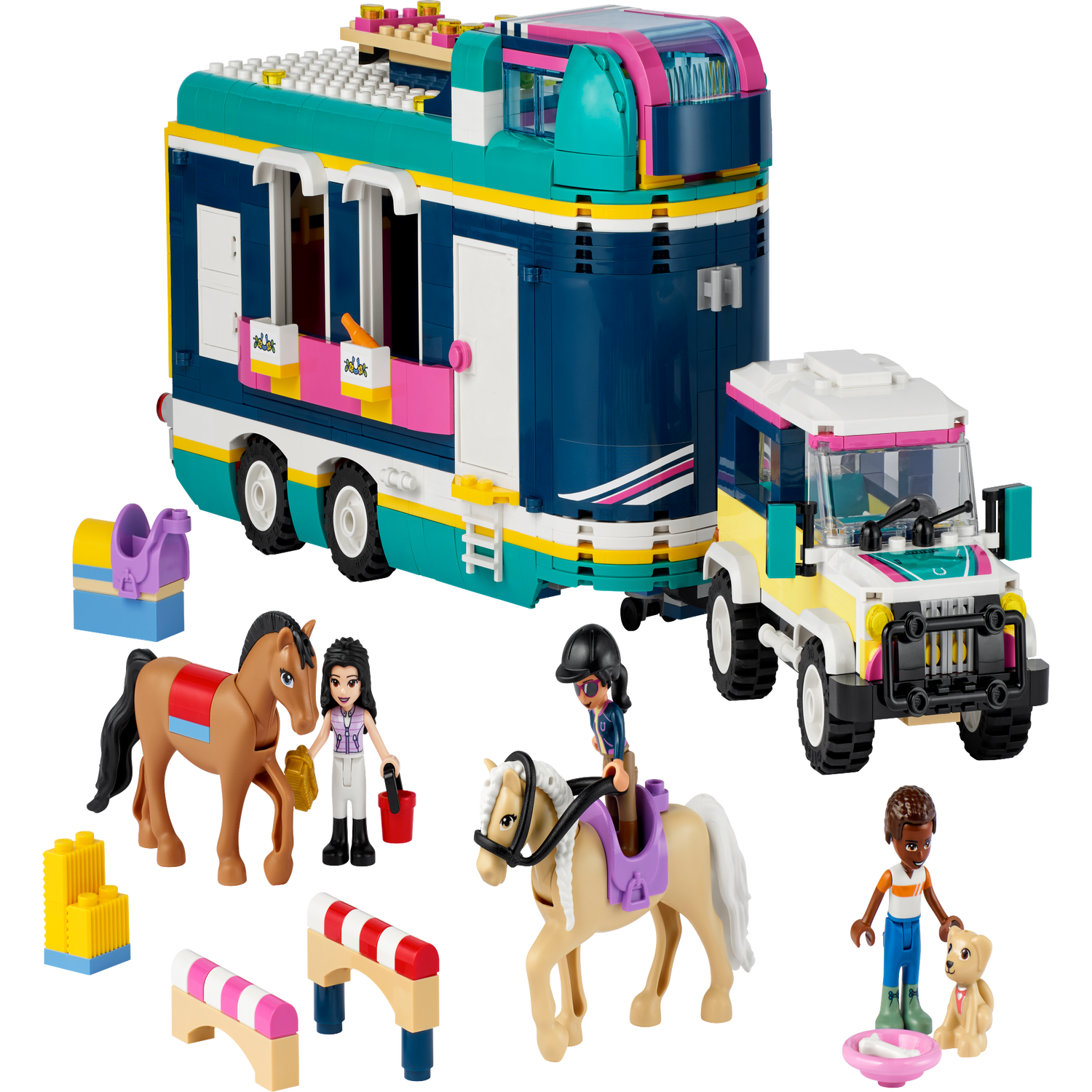Horse Show Trailer 41722 | Friends | Buy online at the Official LEGO® Shop  US