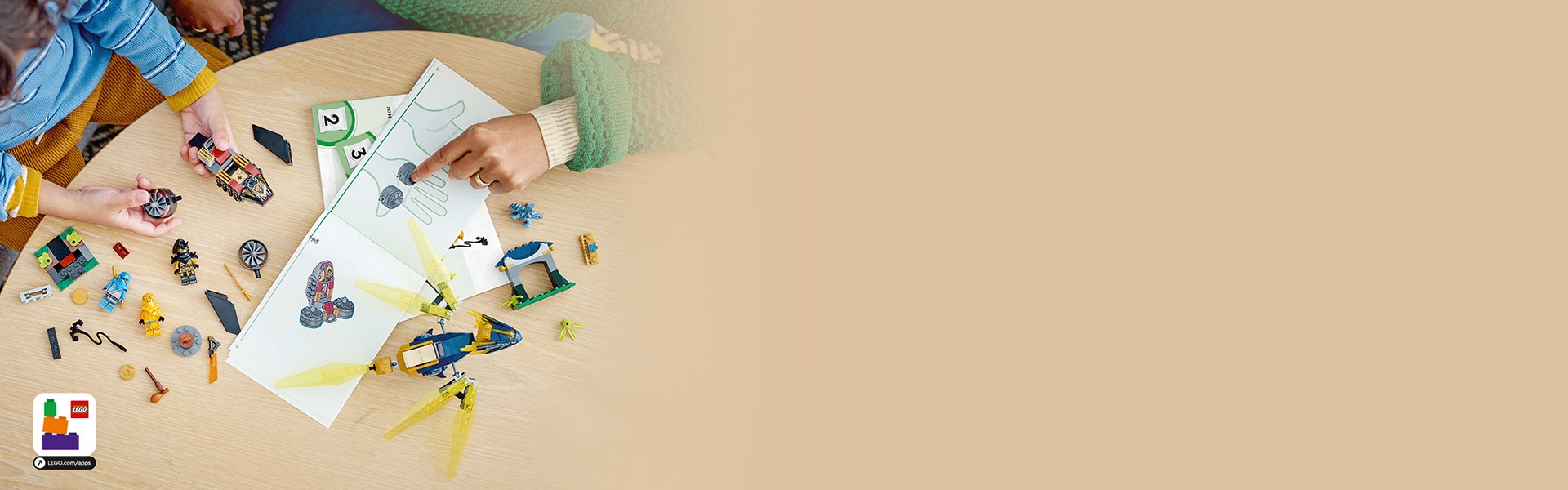 赤蘭與亞林的幼龍大戰71798 | 旋風忍者® | LEGO®台灣官方網站