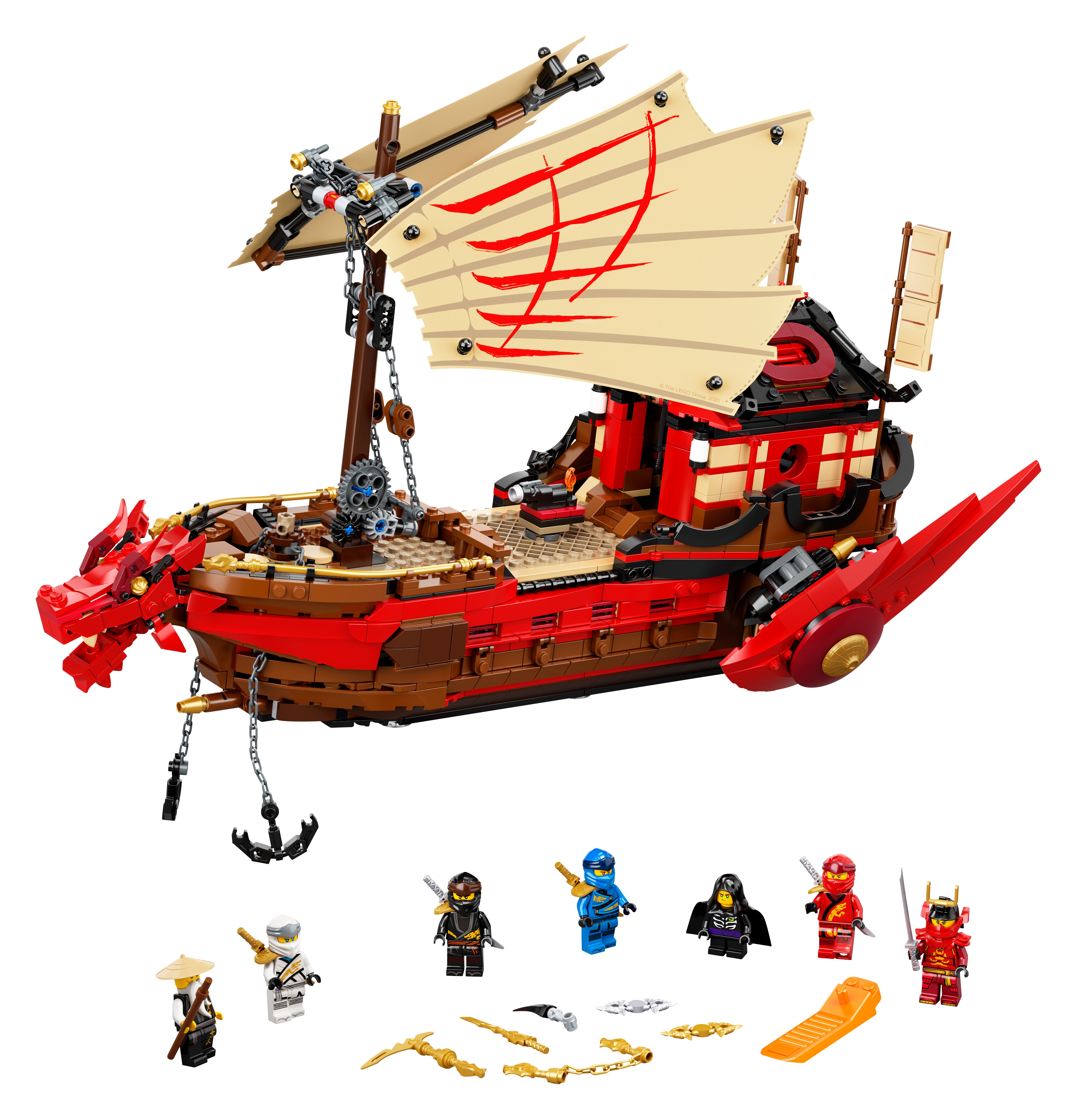 ninjago lego boat