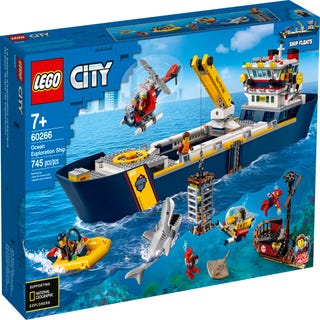 Poort Ineenstorting syndroom Ocean Exploration Ship 60266 | City | Buy online at the Official LEGO® Shop  US