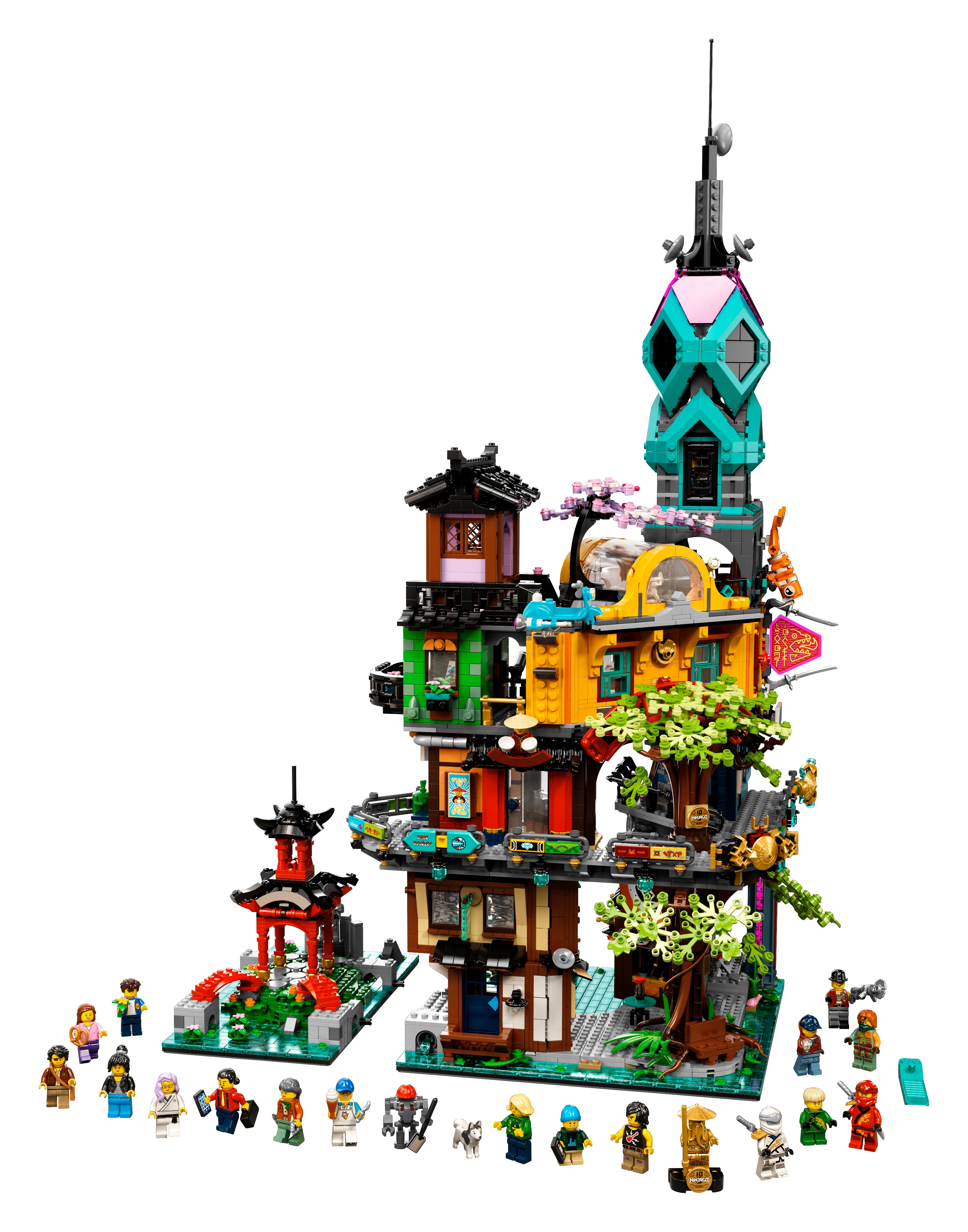 Snel Wig Patriottisch NINJAGO® City Gardens 71741 | NINJAGO® | Buy online at the Official LEGO®  Shop US