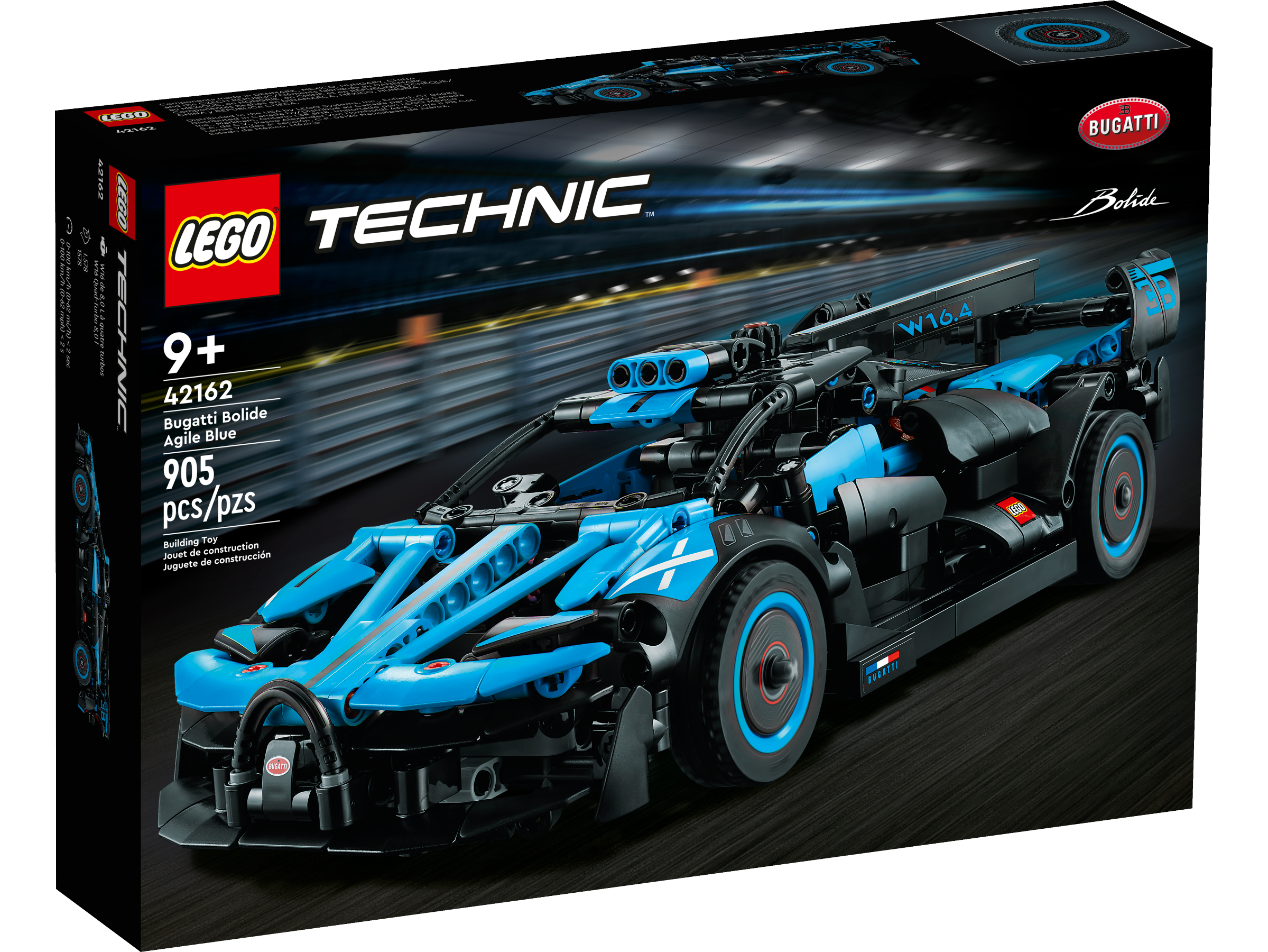 Bugatti Bolide Agile Blue 42162 | Technic™ | Buy online at the