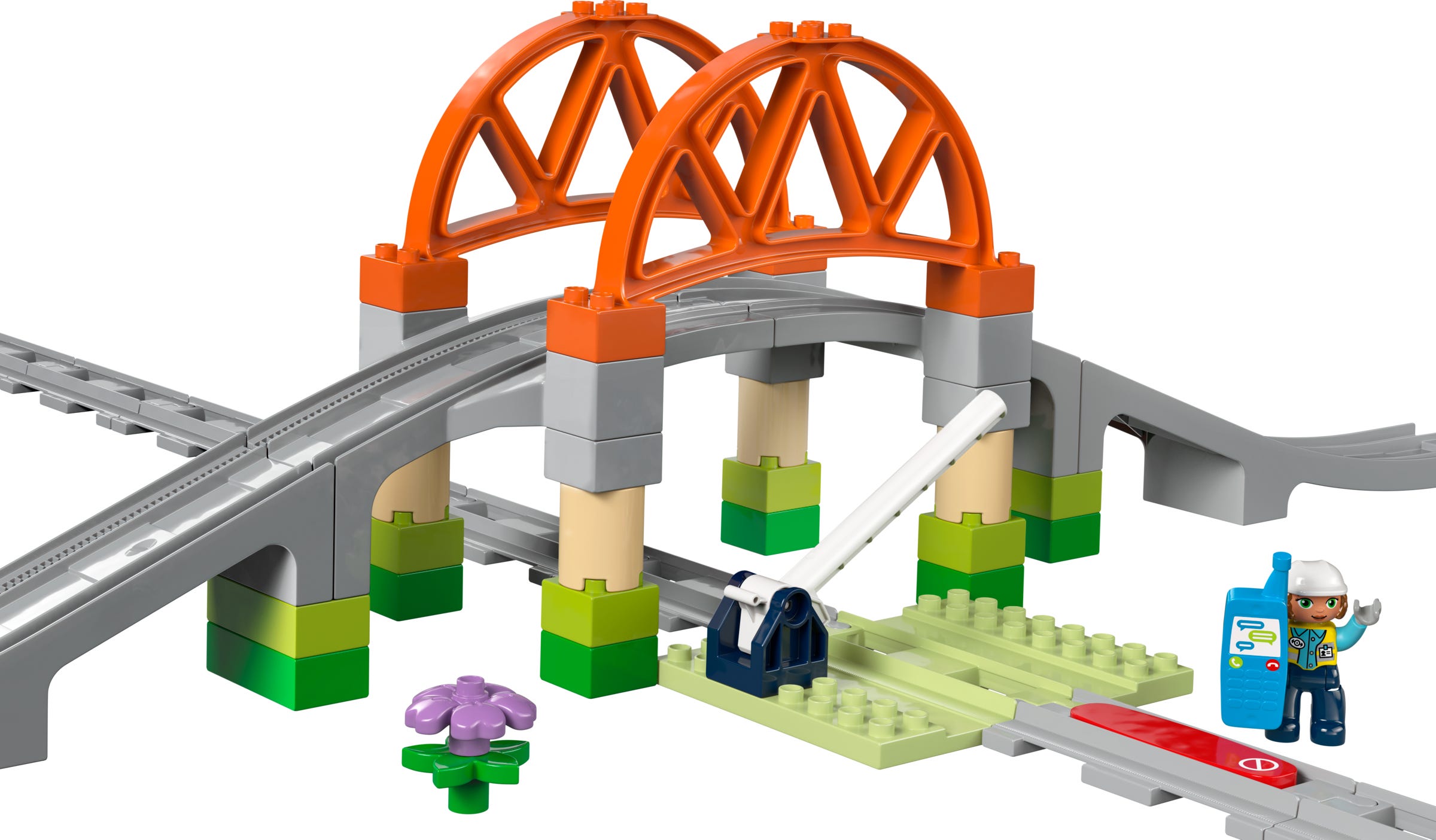 LEGO Treinbrug en rails uitbreidingsset