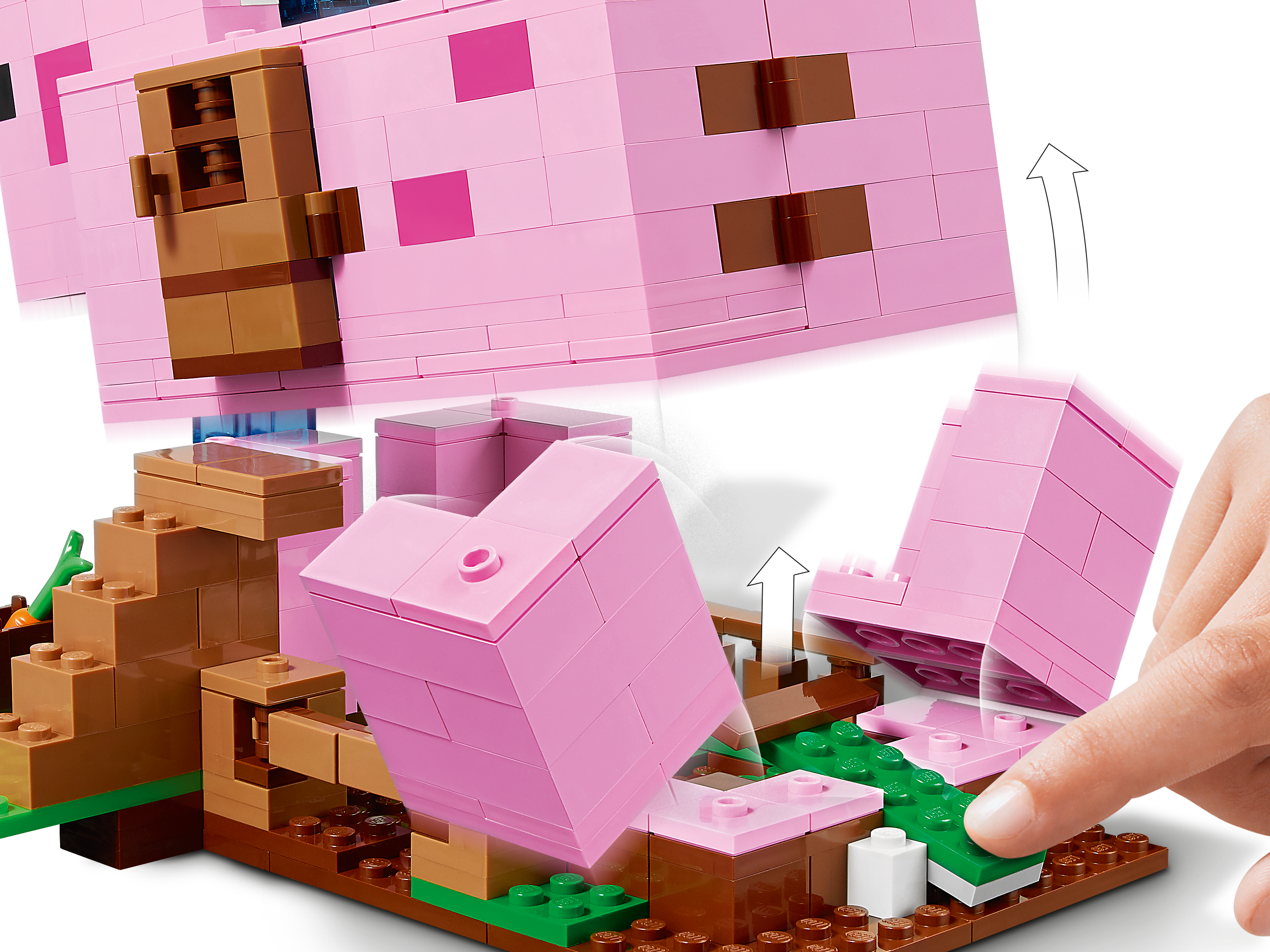 minecraft pink pig
