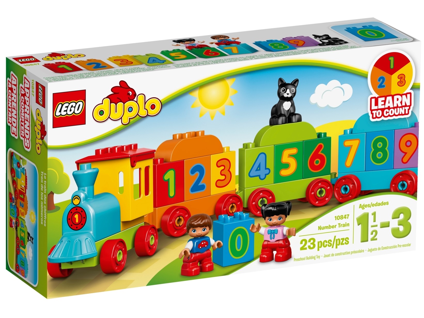 lego duplo my first number train 10847 preschool toy