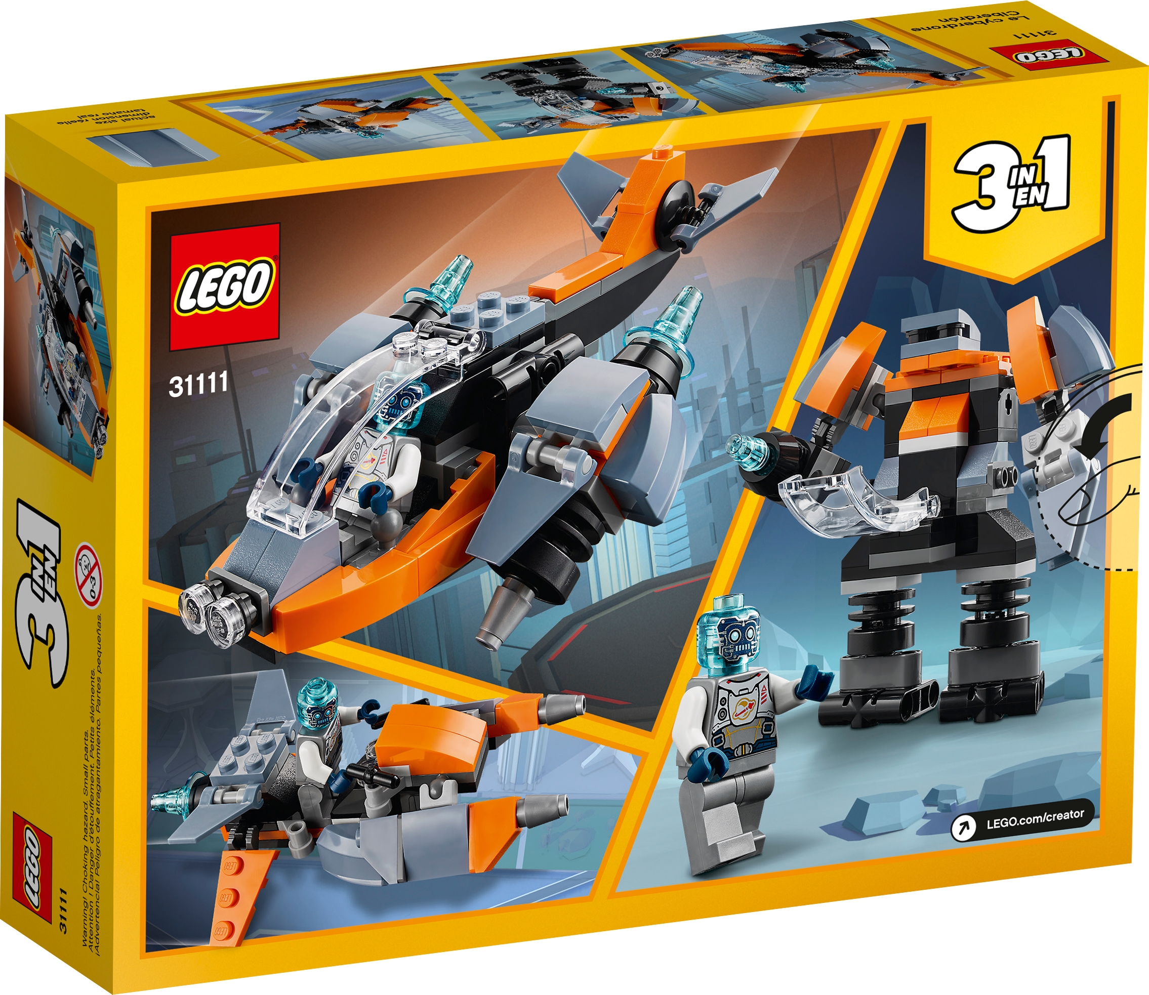 Cyber Drone | Creator 3-in-1 | Buy online at the Official LEGO® Shop