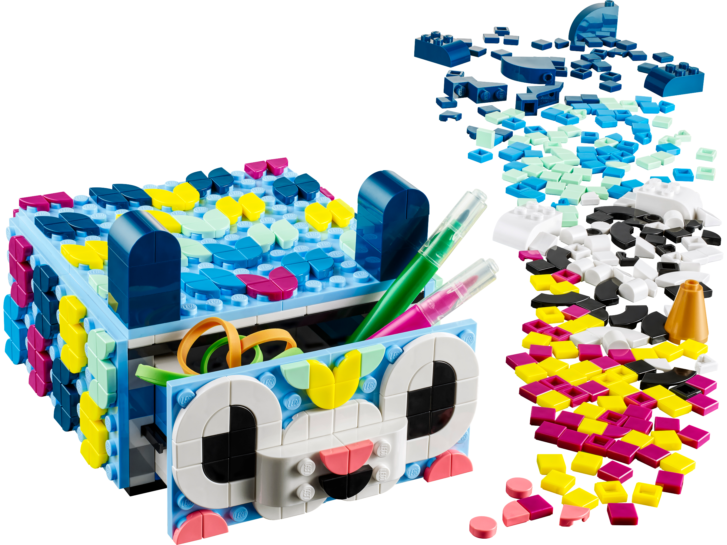 Lego Mini 8 Caja Almacenaje para Pequeño Snacks - 9 Colores Cuadros Talla  Please