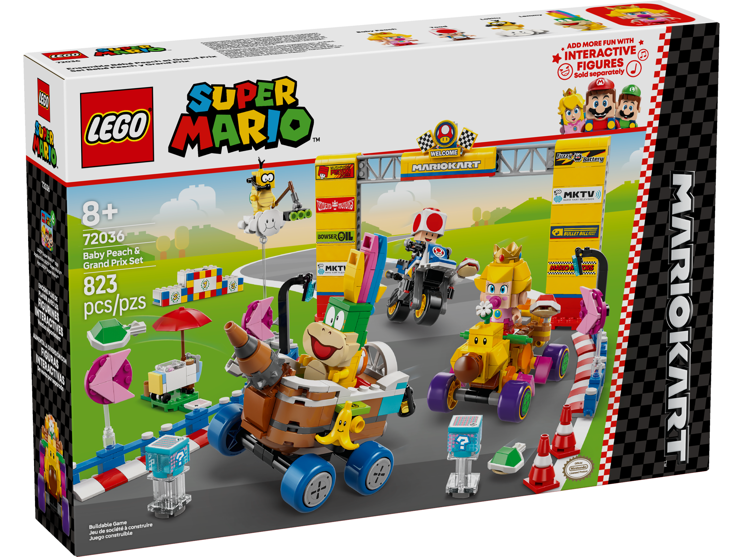 Mario Kart Baby Peach Grand Prix Set 72036 LEGO Super Mario Buy online at the Official LEGO Shop US