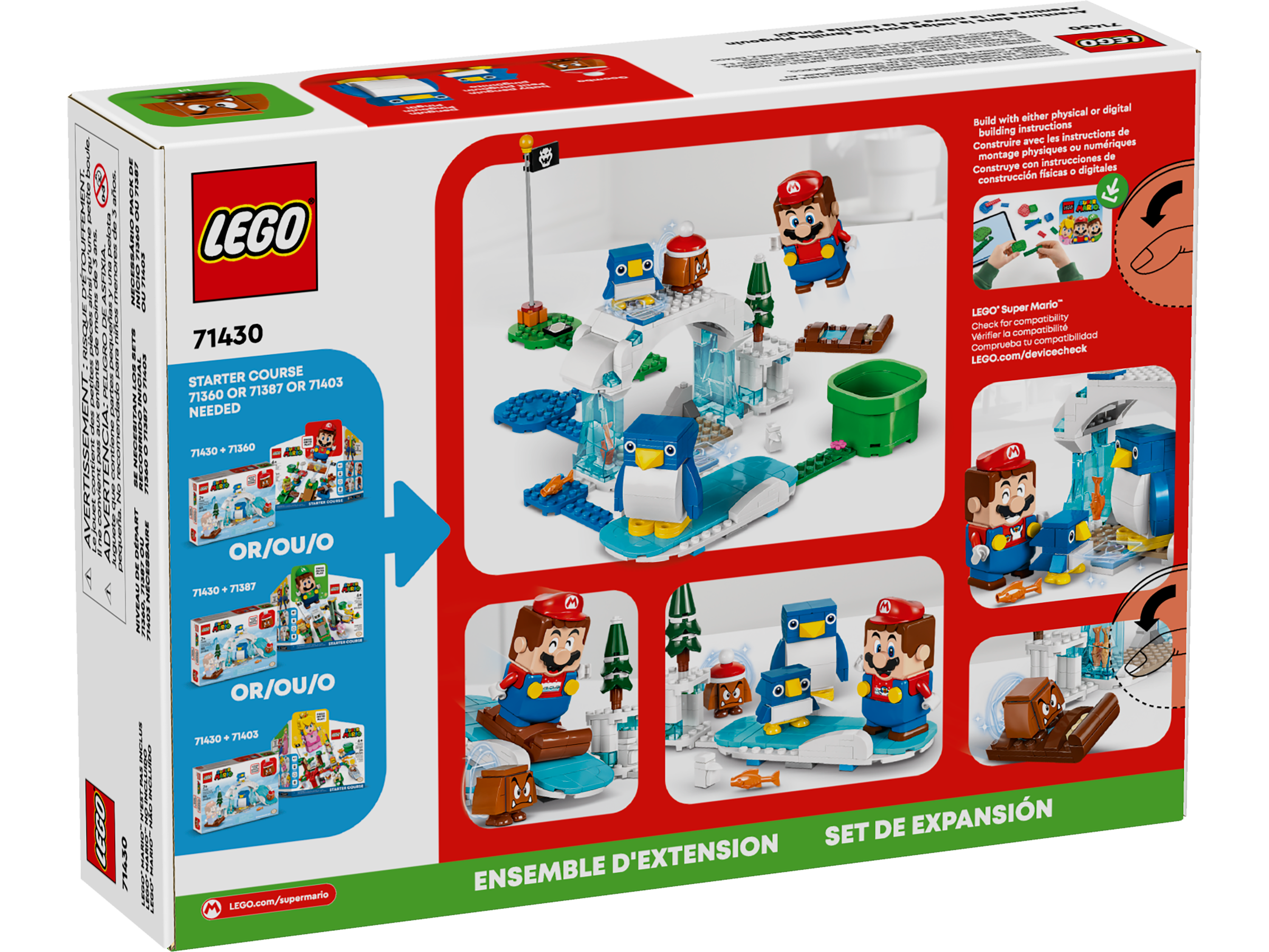 Penguin Family Snow Adventure Expansion Set 71430 | LEGO® Super 