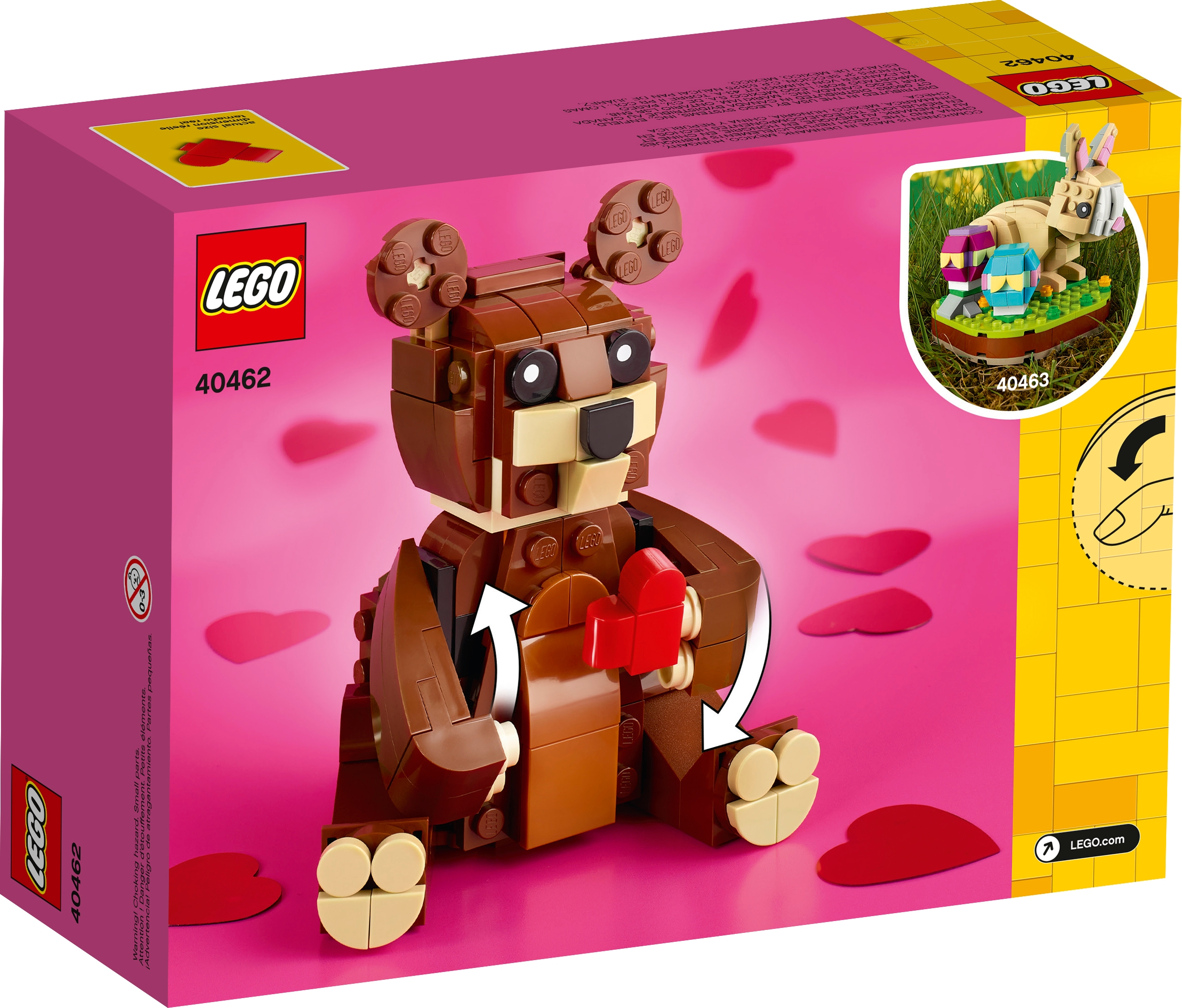 L'ours brun de la Saint-Valentin 40462 | Autre | Boutique LEGO® officielle  FR