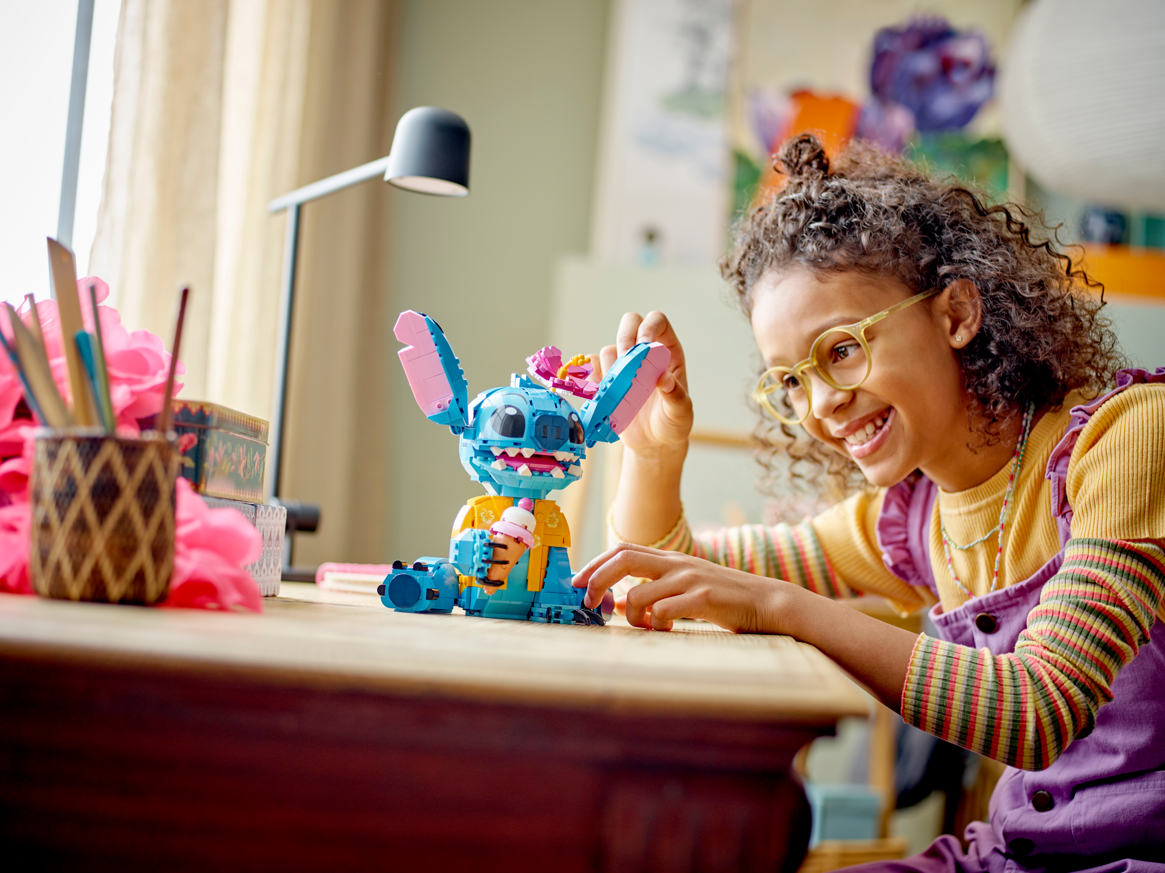 LEGO Disney 43249 Stitch Buildable Kids’ Toy Playset