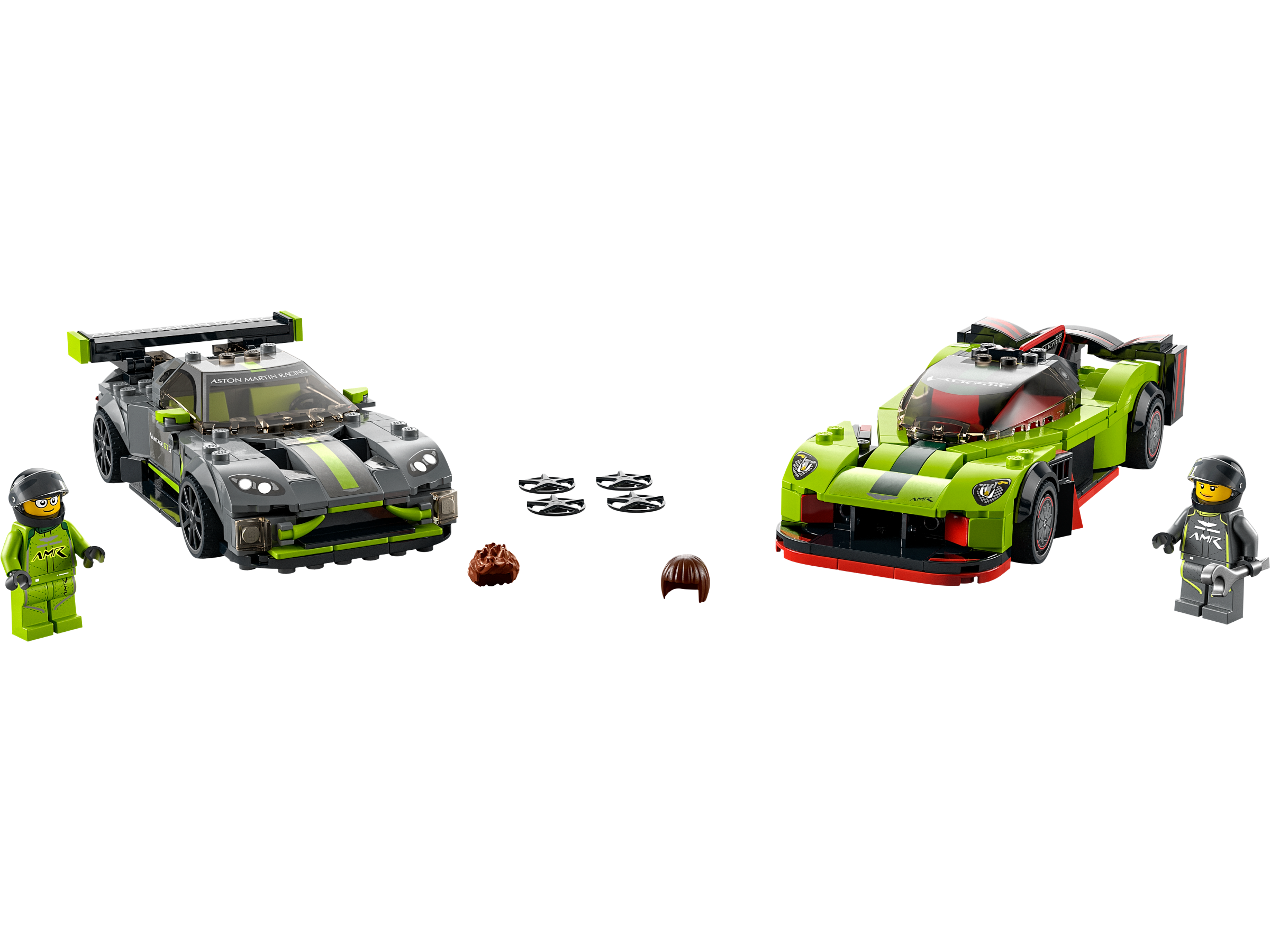 Aston Martin Valkyrie AMR Pro and Aston Martin Vantage GT3 | Speed Champions | Buy online at the Official LEGO® Shop