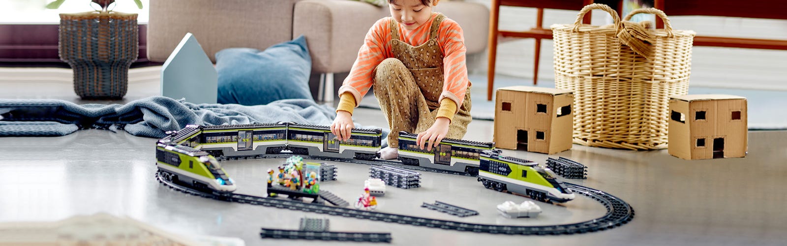 Train Electrique pour Enfants -16 Accessoires de Rails Cadeau de