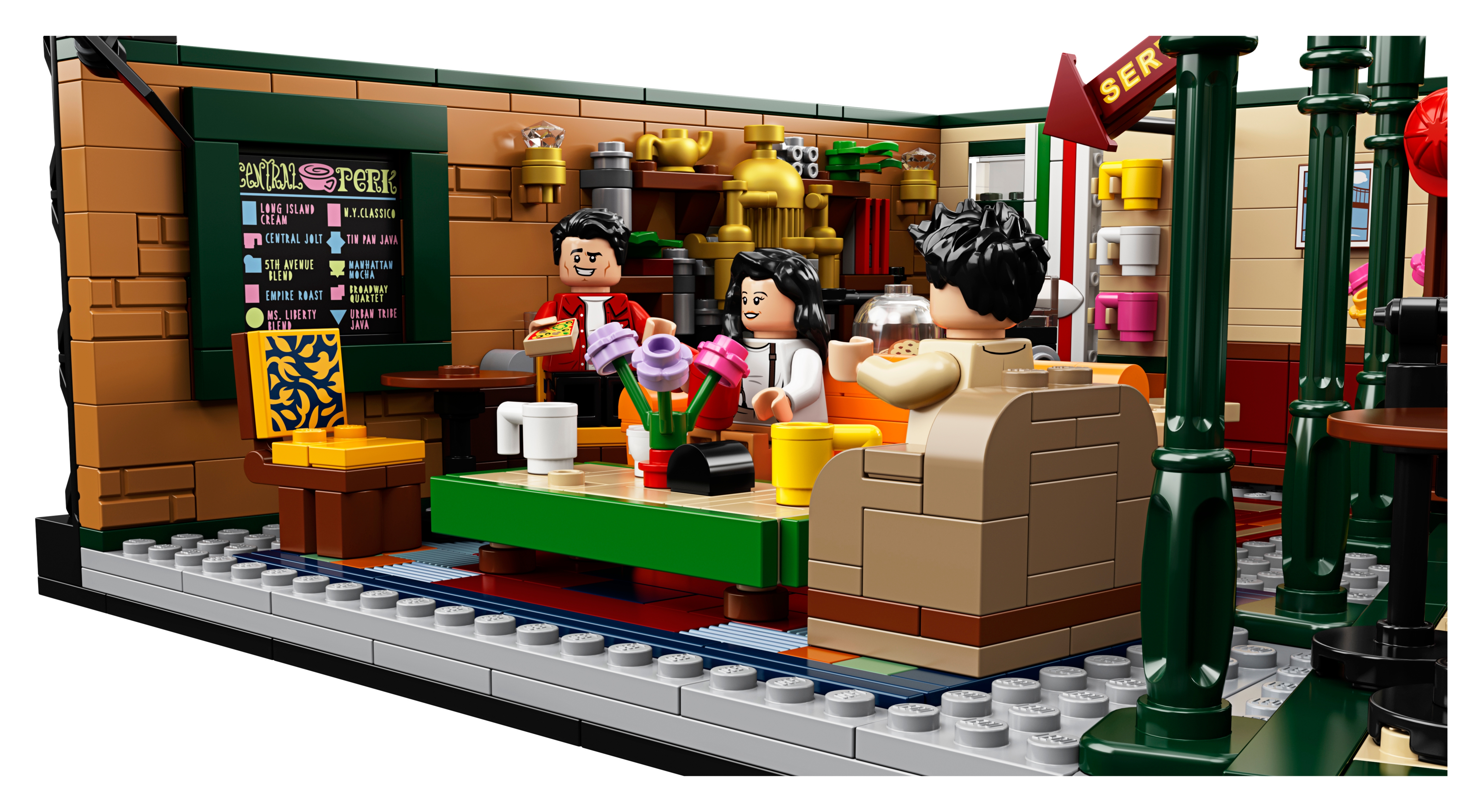 Lam brud munching Central Perk 21319 | Ideas | Buy online at the Official LEGO® Shop US