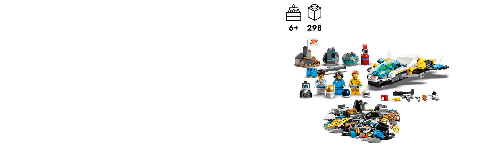 | DE | LEGO® im City 60354 Shop Erkundungsmissionen Offizieller Weltraum