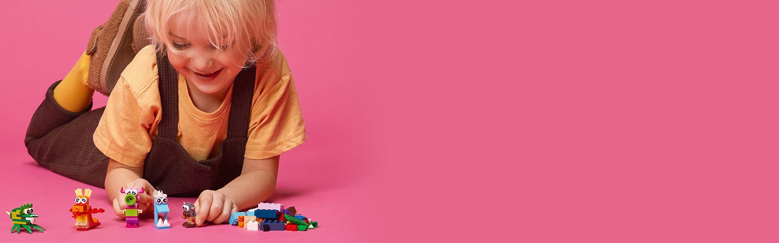LEGO 11017 Classic Monstres Créatifs, Boite de Briques, 5 Jouets en Forme  de Mini-Monstre à Construire pour Les Enfants de 4 Ans et Plus, Jeu de
