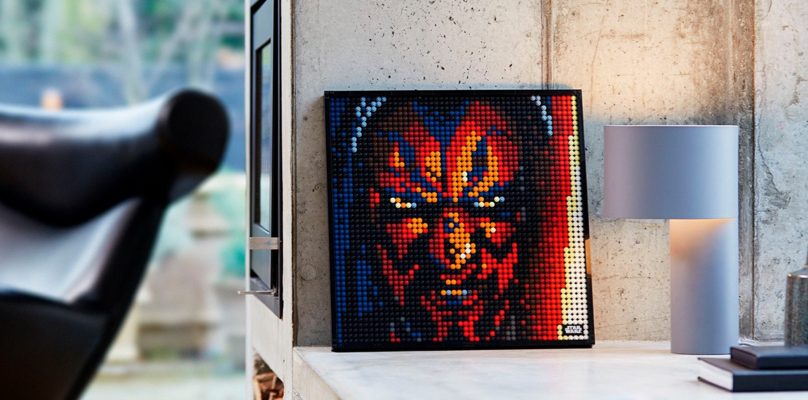 lego art darth vader