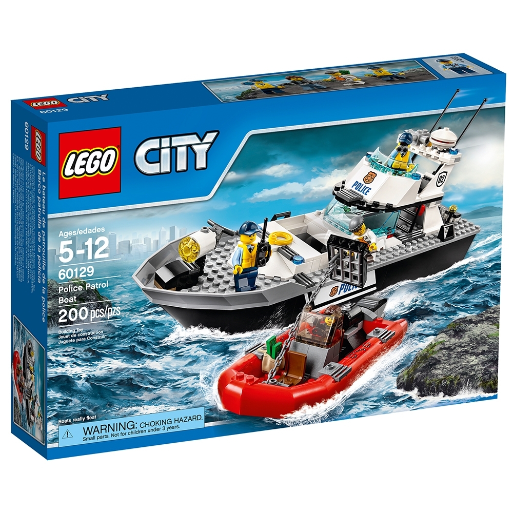 Worden Verwarren leeftijd Politie patrouilleboot 60129 | City | Officiële LEGO® winkel BE