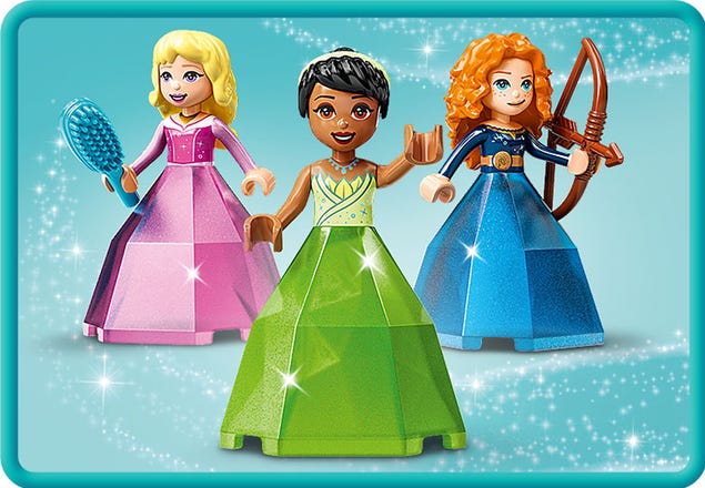 Aurora, Merida and Tiana's Enchanted Creations | Disney™ | Buy online at the Official LEGO® Shop