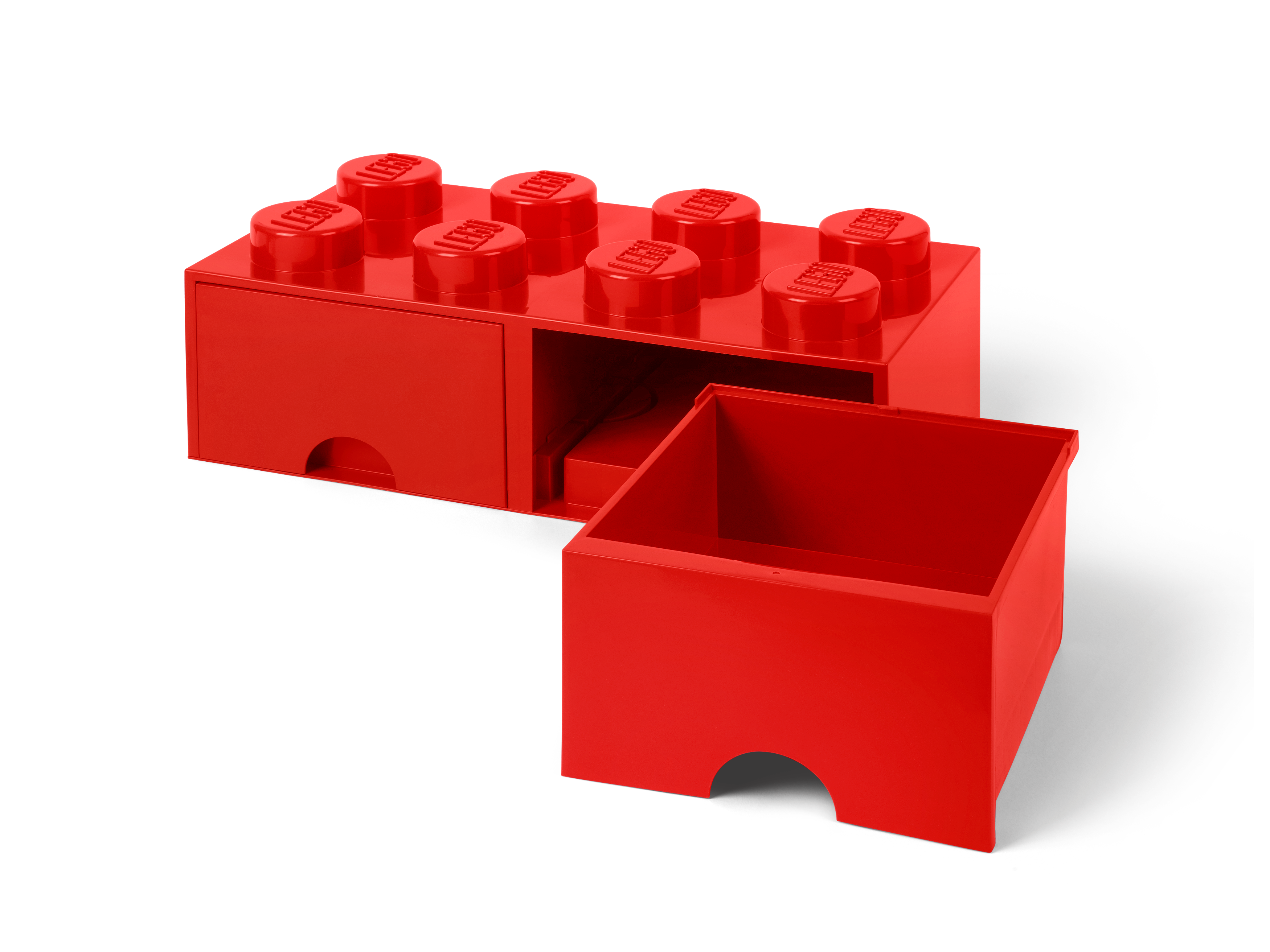 LEGO Caja de almacenamiento de ladrillo rojo