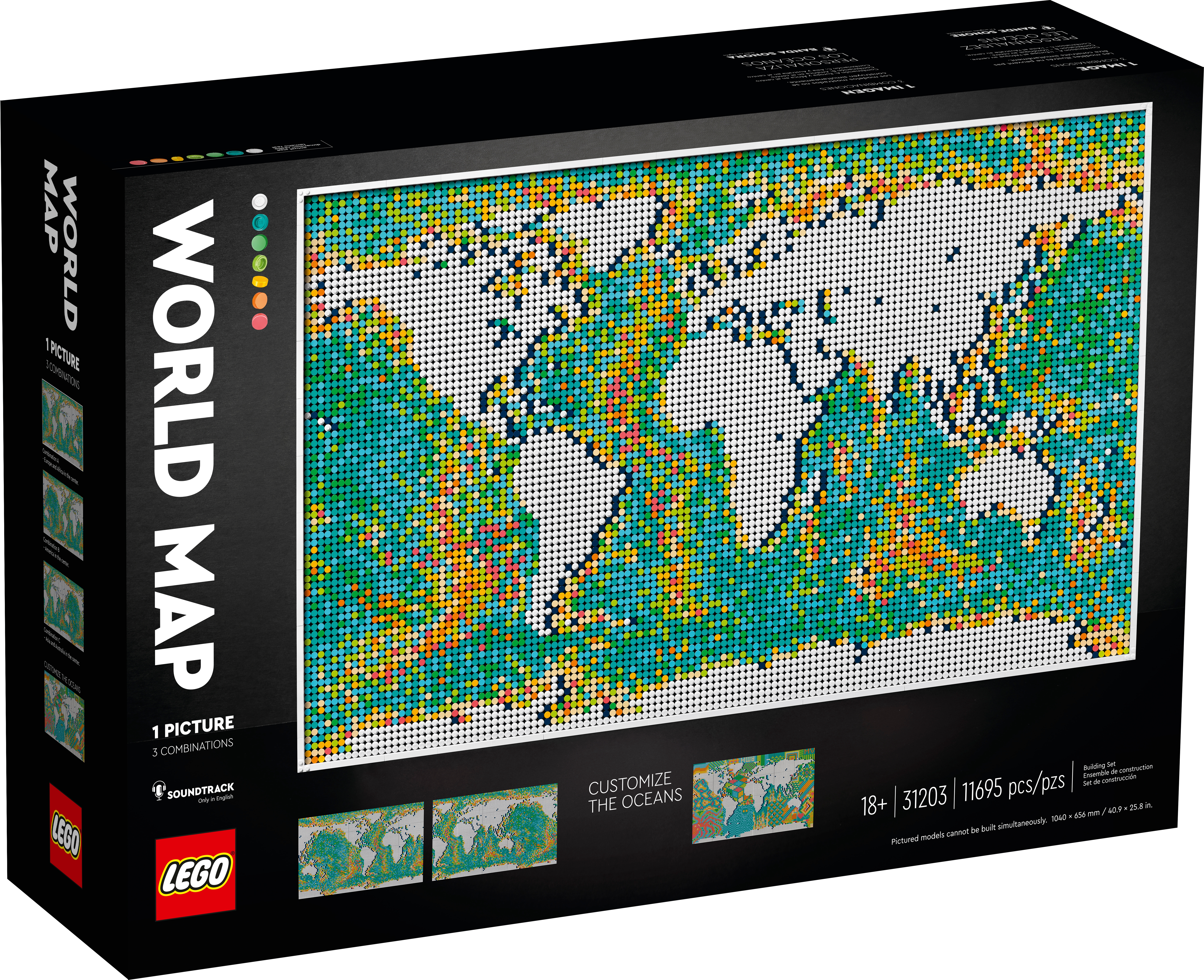 LEGO 31203 - La carte du monde LEGO