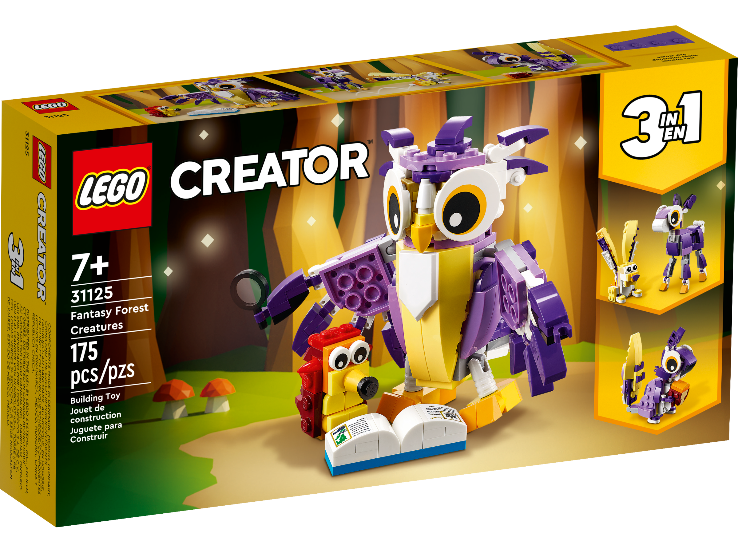 Fantasy Forest Creatures 31125 | Creator 3-in-1 | Buy online at