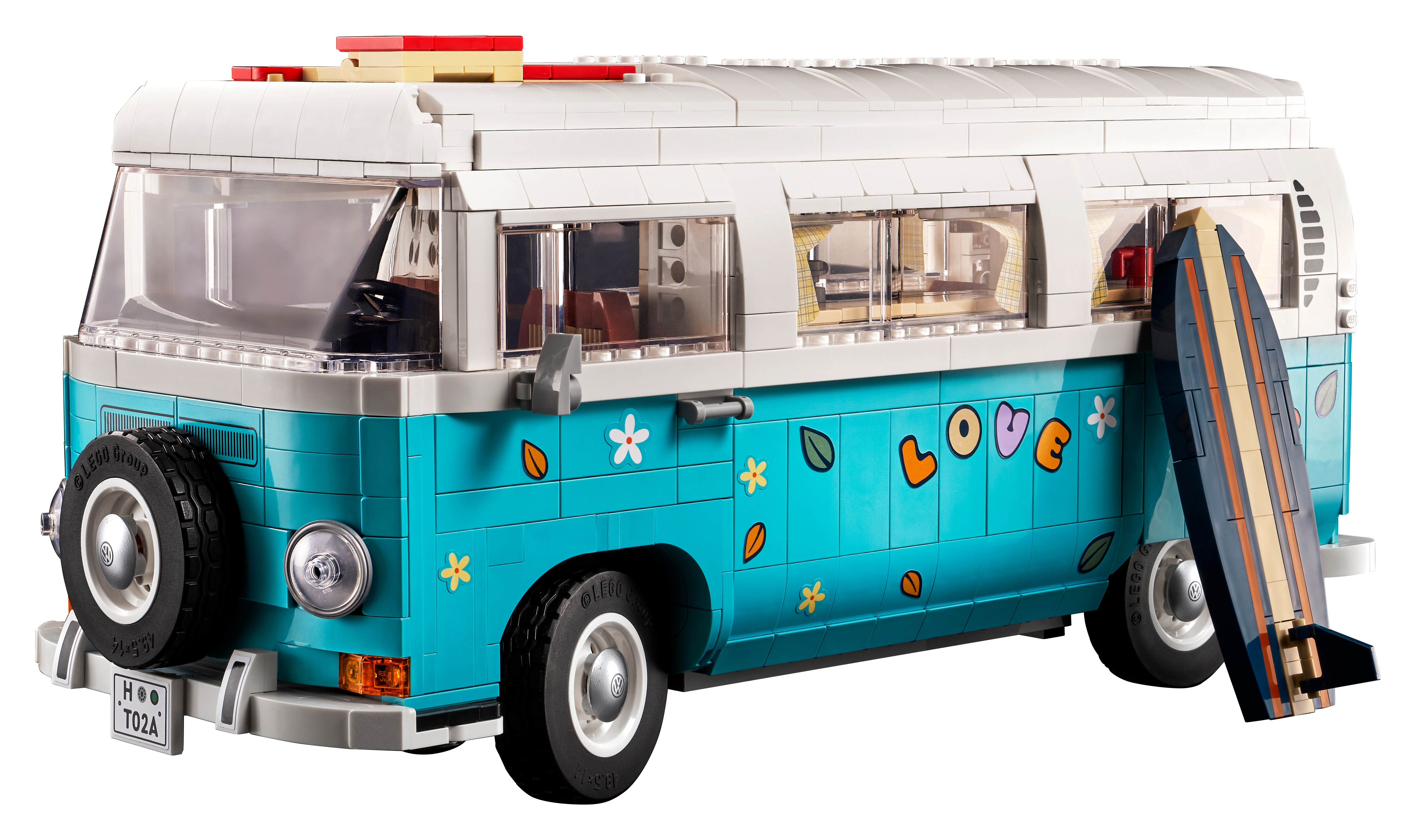 LEGO Volkswagen T2 Camper Van 10279 Building Kit; Build a Displayable Model  Version of The Classic Camper Van (2,207 Pieces)