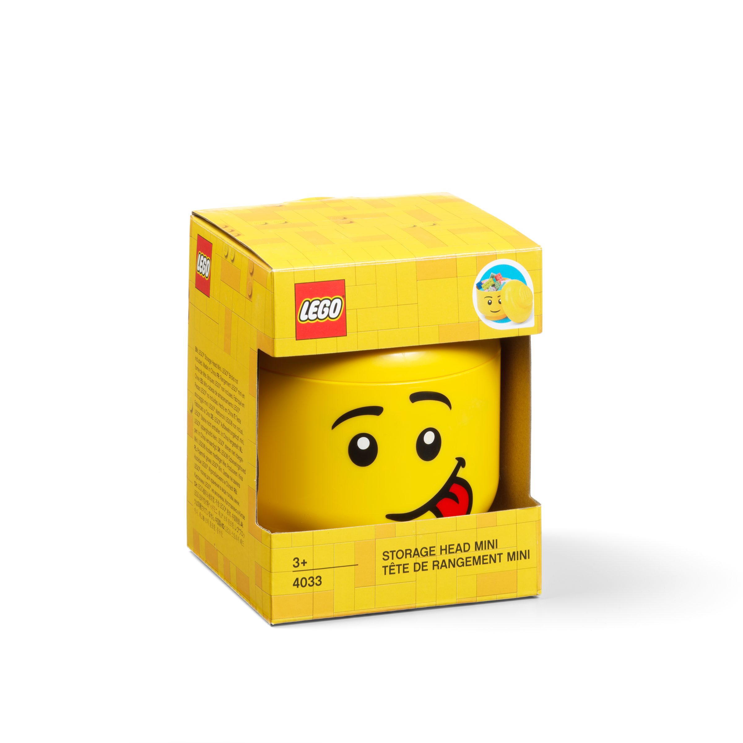 Iedereen keten Puno LEGO® opberghoofd - klein (gek) 5006210 | Overig | Officiële LEGO® winkel NL