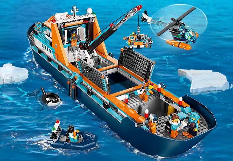 Lego explorer boat new arrivals