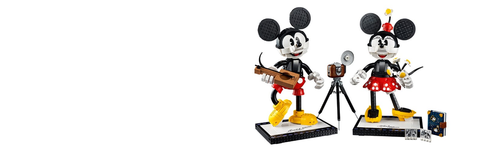  LEGO Mickey Mouse, Minnie Mouse, Donald Duck, Daisy Duck Disney  Minifigures : Toys & Games
