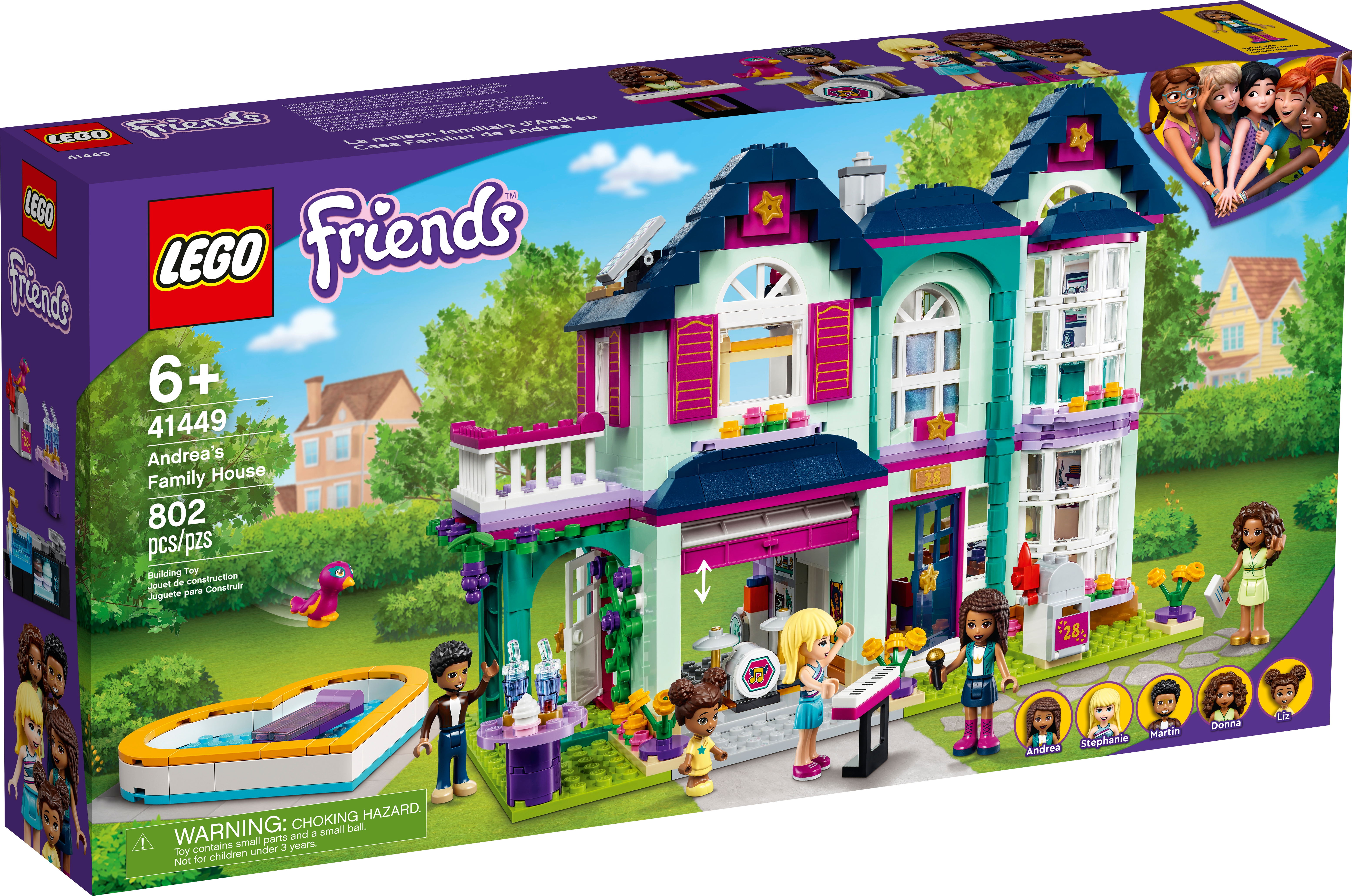 arm Utænkelig midler Andrea's Family House 41449 | Friends | Buy online at the Official LEGO®  Shop US