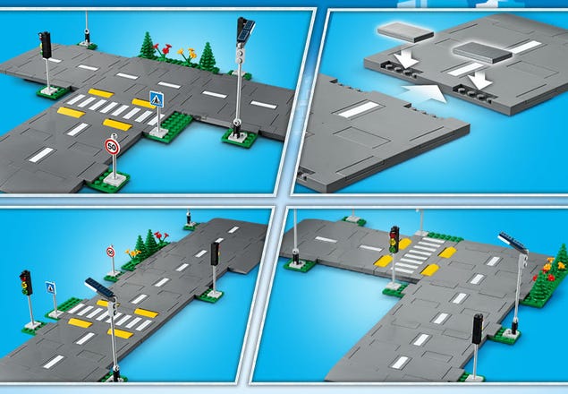 Accessoires Route - LEGO® Accessoire Route Panneau de