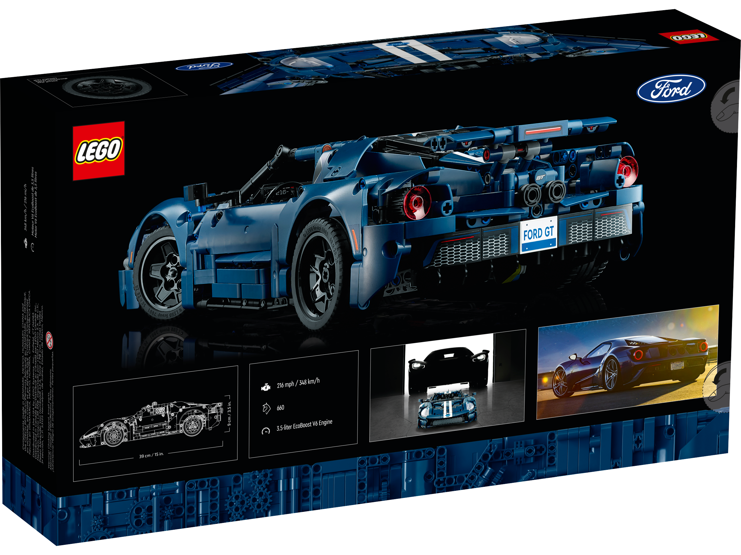  MYMG for Lego Technic 2022 Ford GT 42154 Super Motor