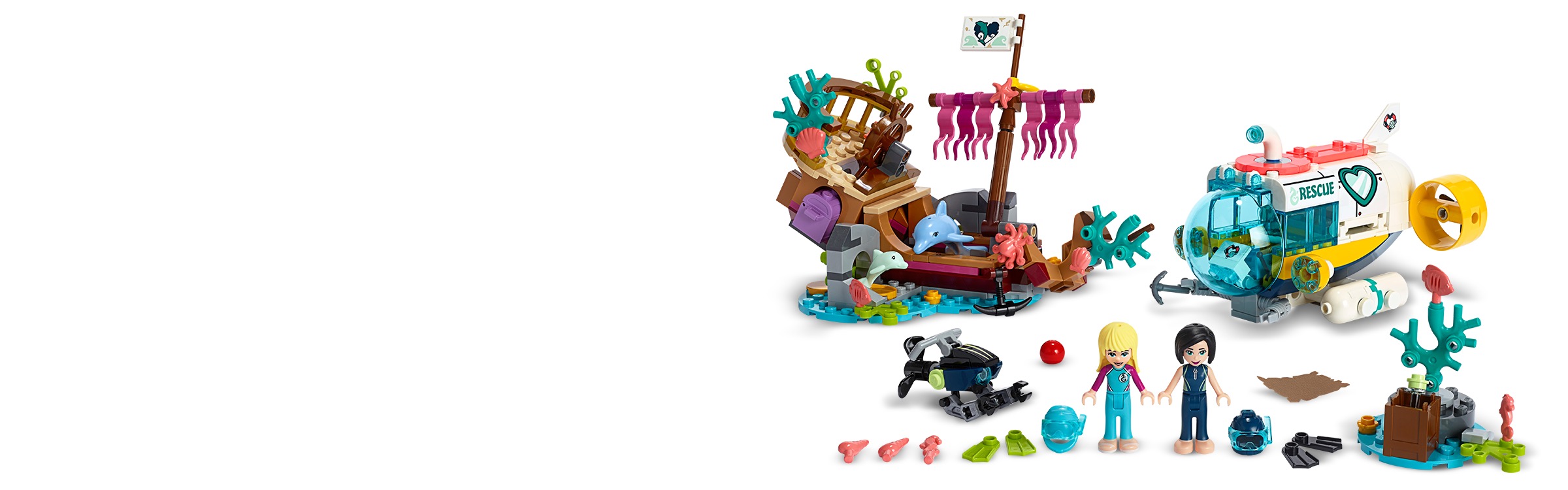 Lego friends 41378 store dolphins rescue mission