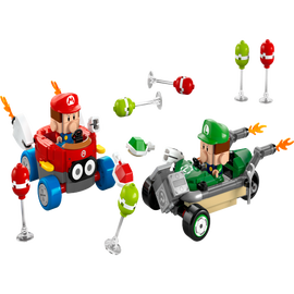 Mario Kart - Baby Mario mod Baby Luigi - 72034 - LEGO® Super Mario™