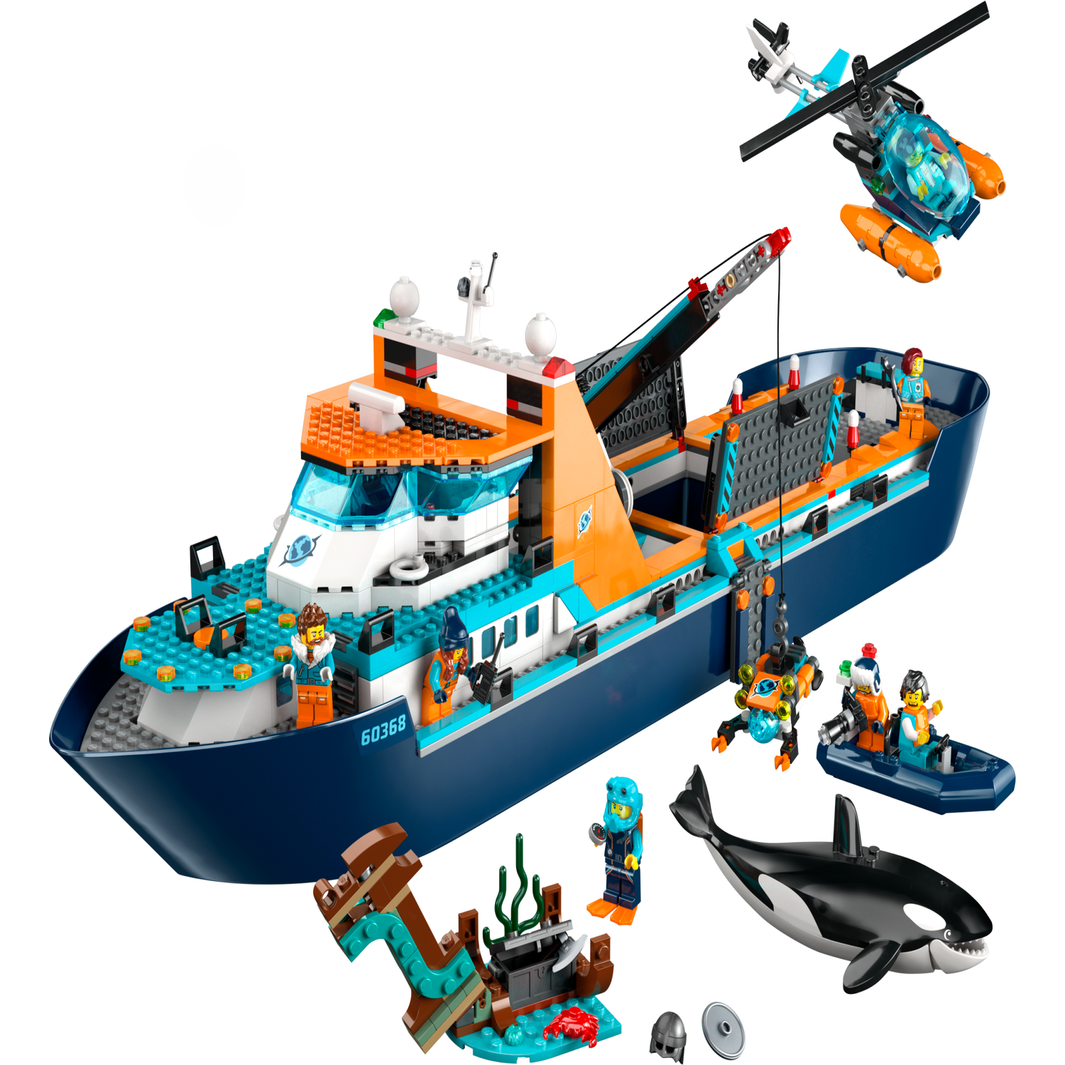 Le bateau d’exploration arctique 60368 | City | Boutique LEGO ...