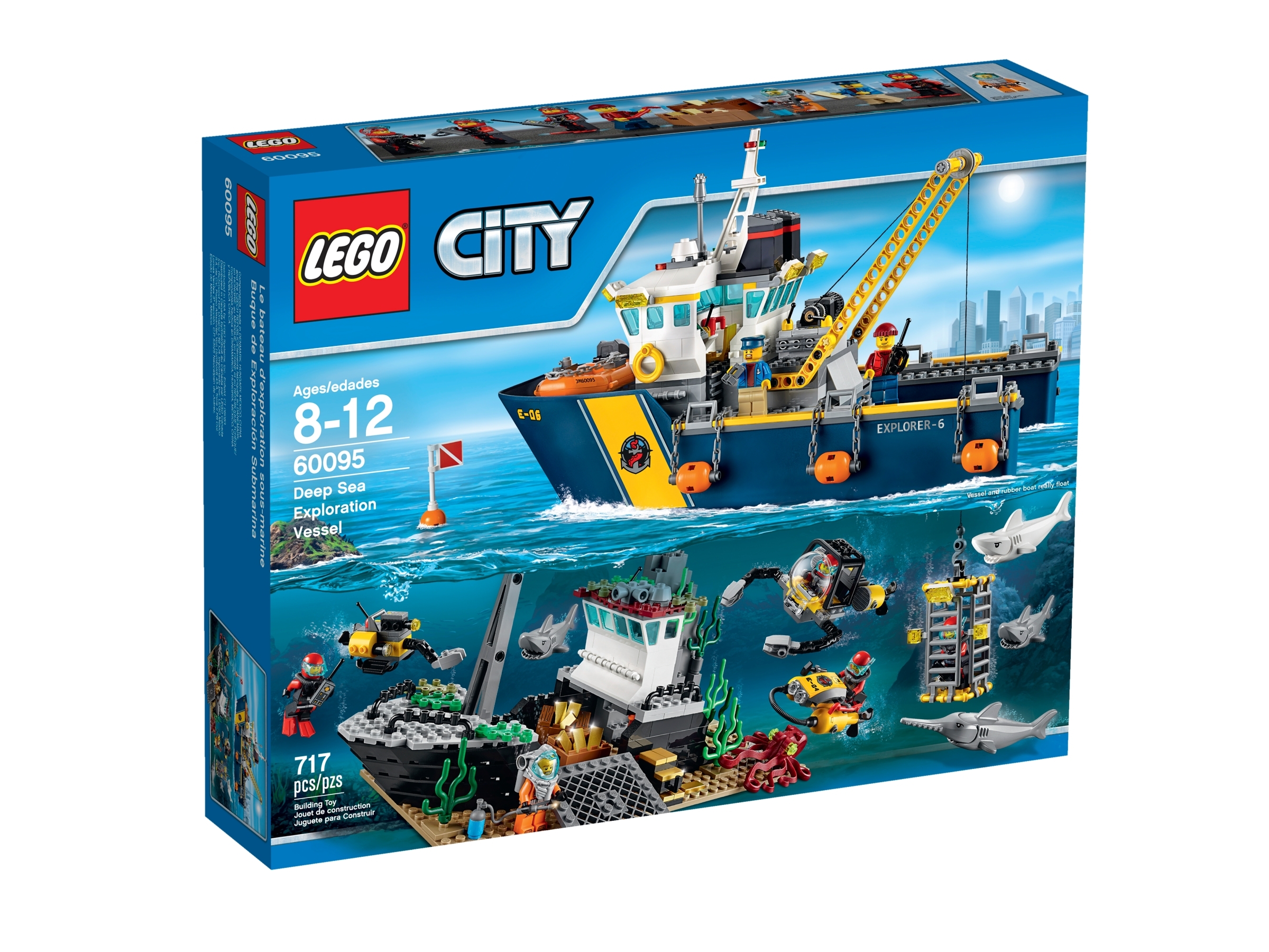 Dybhavs-udforskningsskib 60095 | City Officiel LEGO® Shop