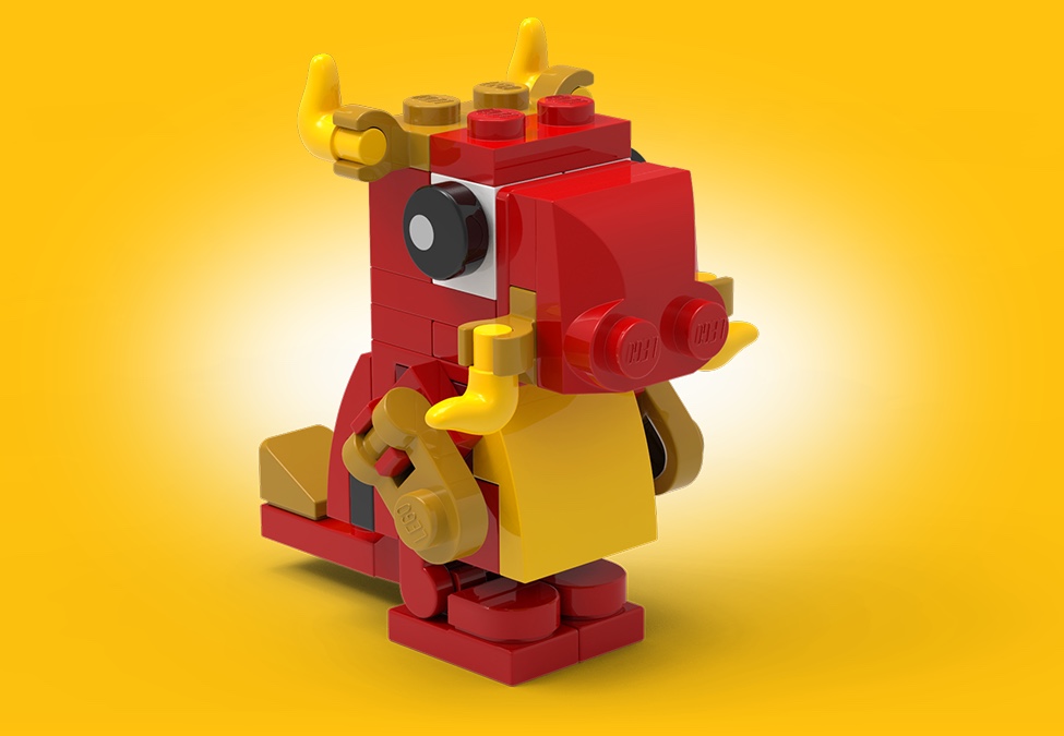 Chinese new year dragon 2024 lego