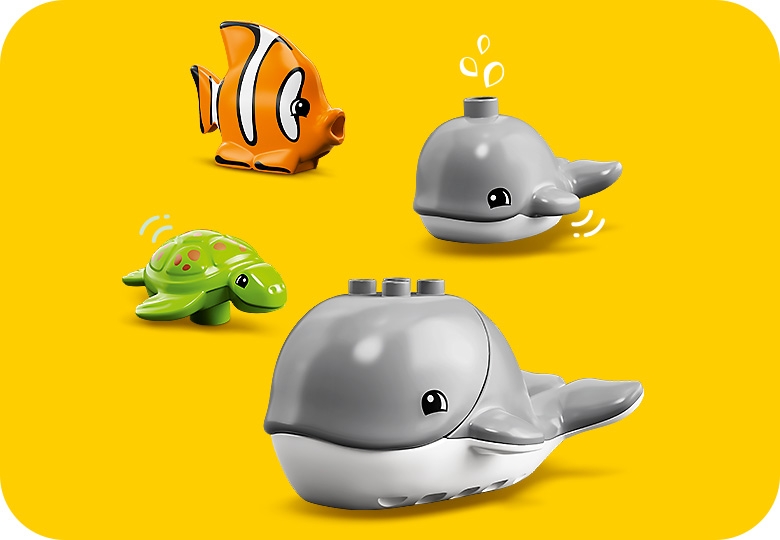 Wild Animals of the Ocean 10972 | DUPLO® | Buy online at the