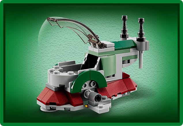 Boba Fett\'s Star the LEGO® | Buy Shop online Microfighter Starship™ at Wars™ US 75344 | Official