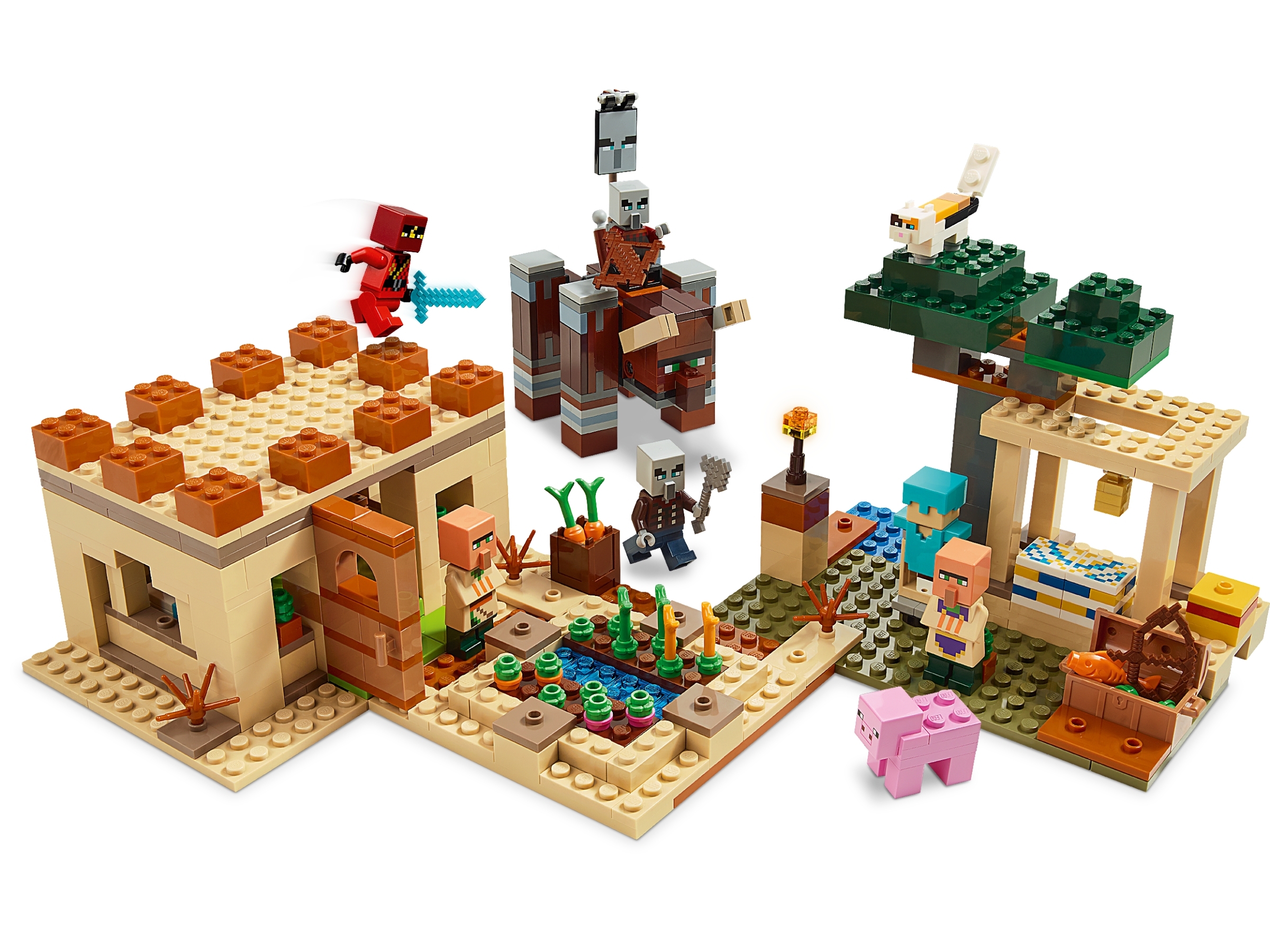 The Illager Raid Minecraft Buy Online At The Official Lego Shop Us