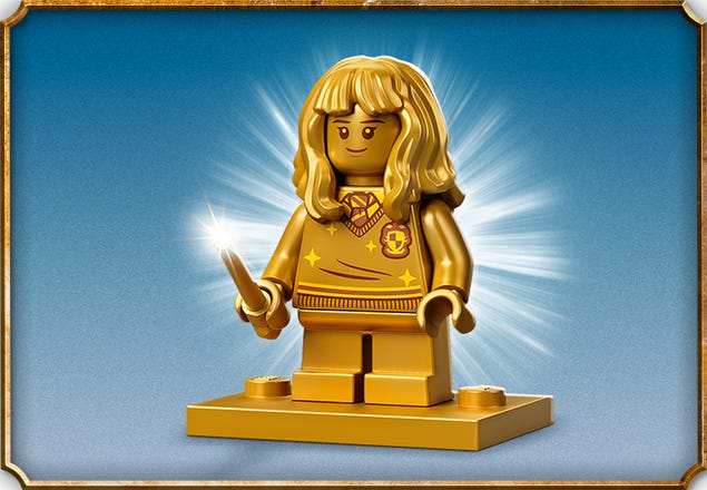 Minifigs dorées à collectionner LEGO Harry Potter 20e anniversaire