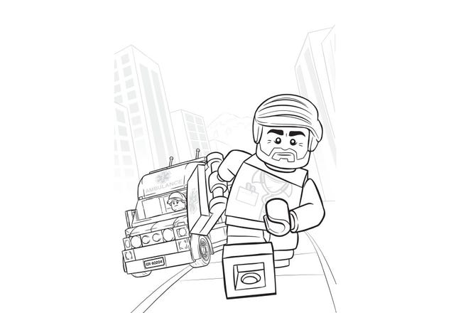 Lets Build Together - Coloring page