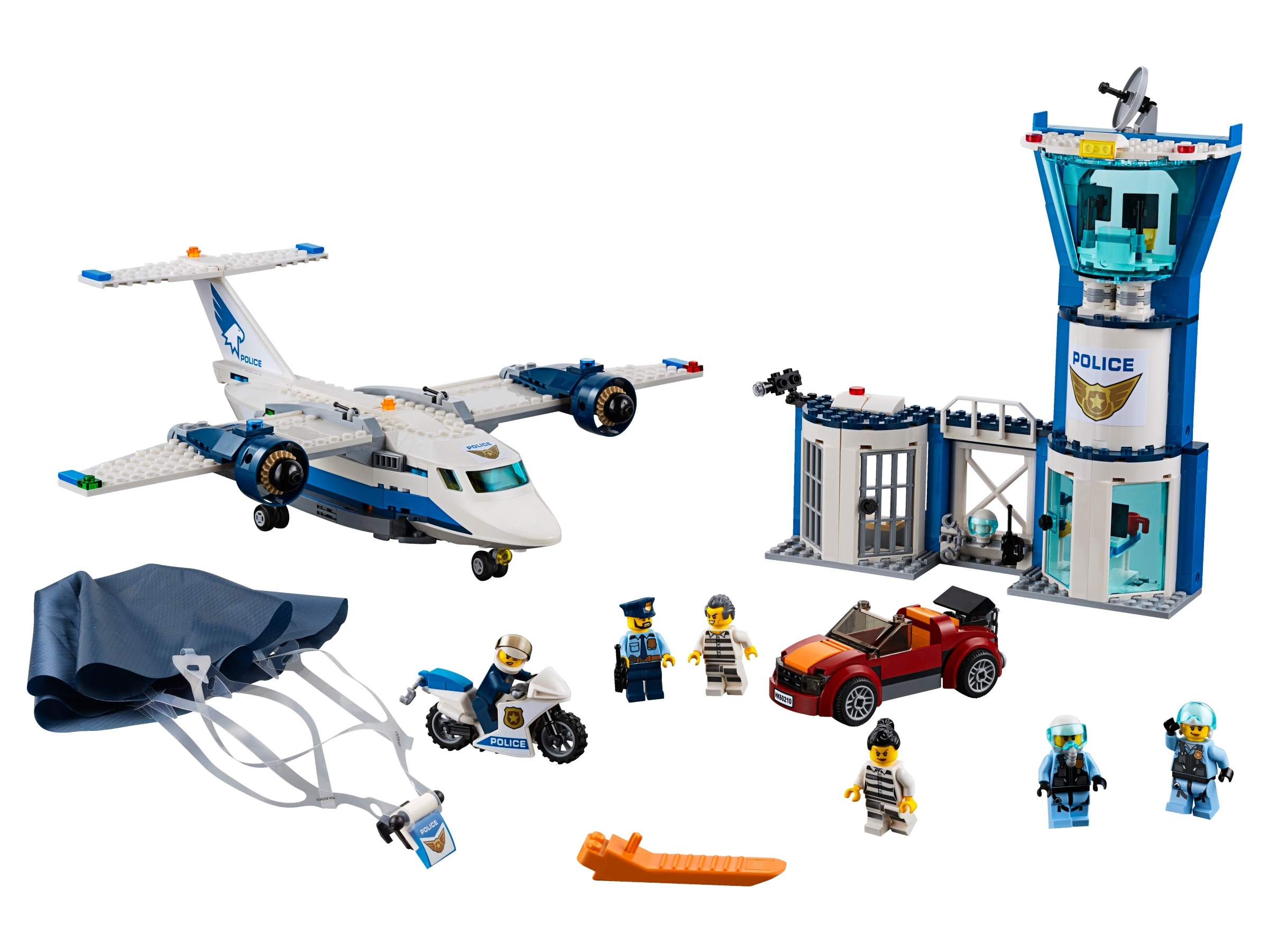 lego city police aeroplane