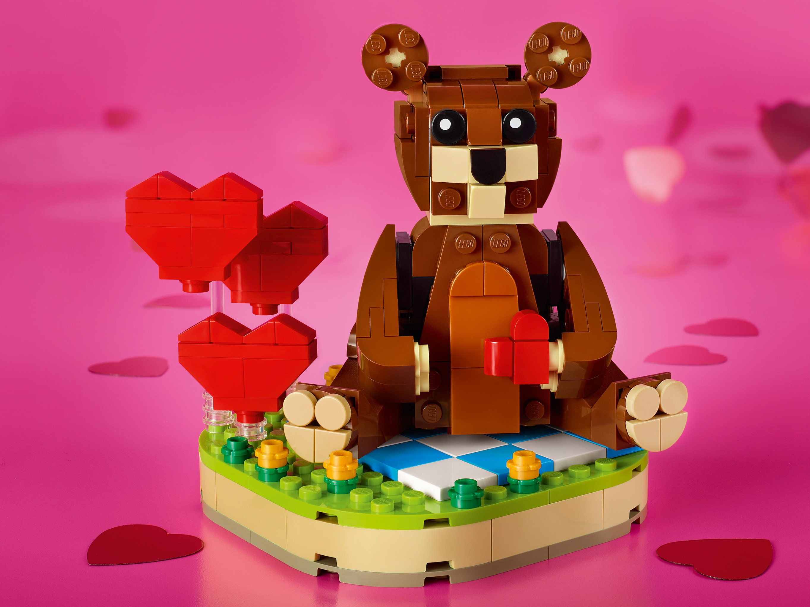 L'ours brun de la Saint-Valentin 40462 | Autre | Boutique LEGO® officielle  FR