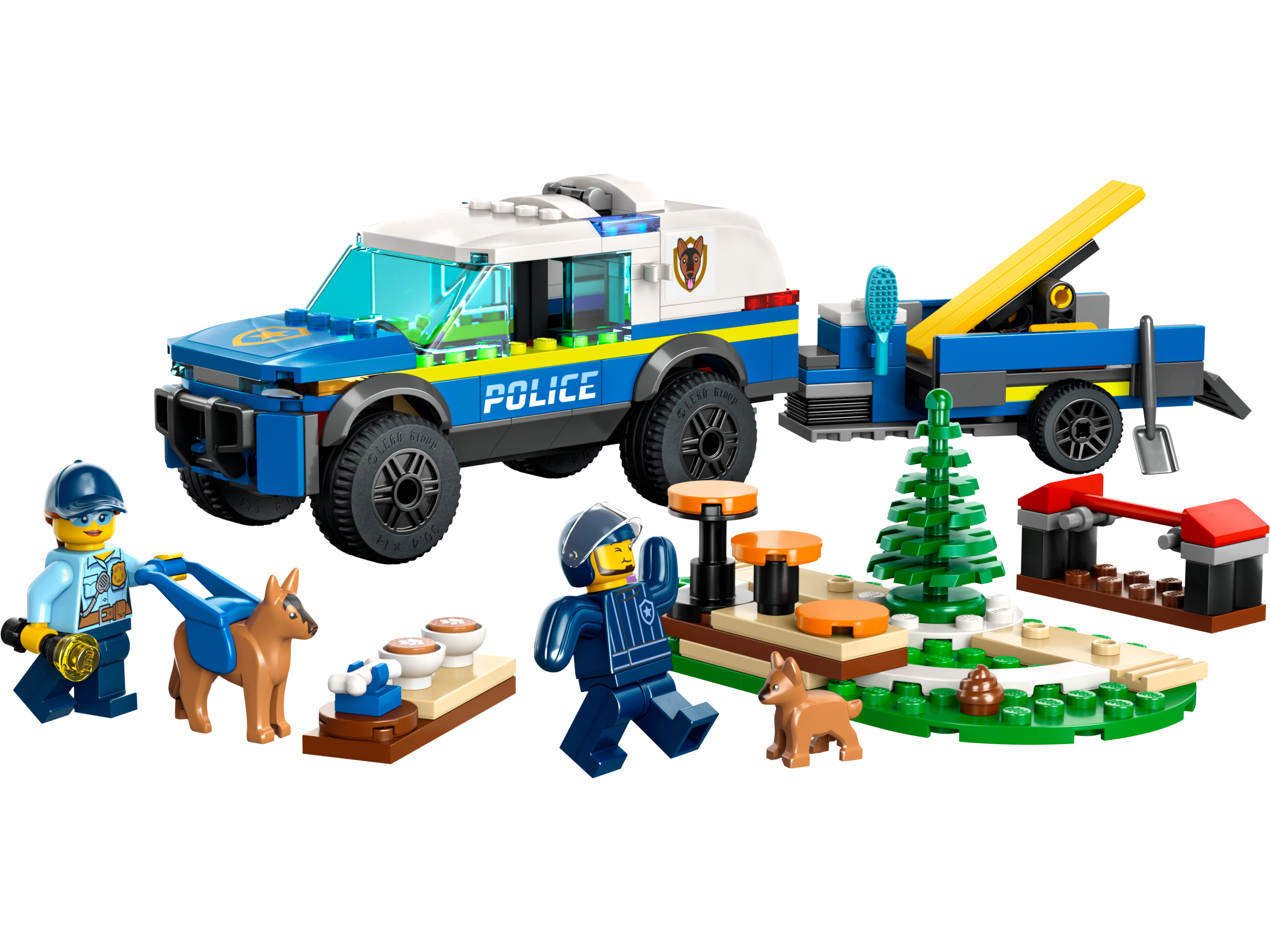| at | LEGO® Police online 60369 Buy Official City Mobile Dog the Shop Training US