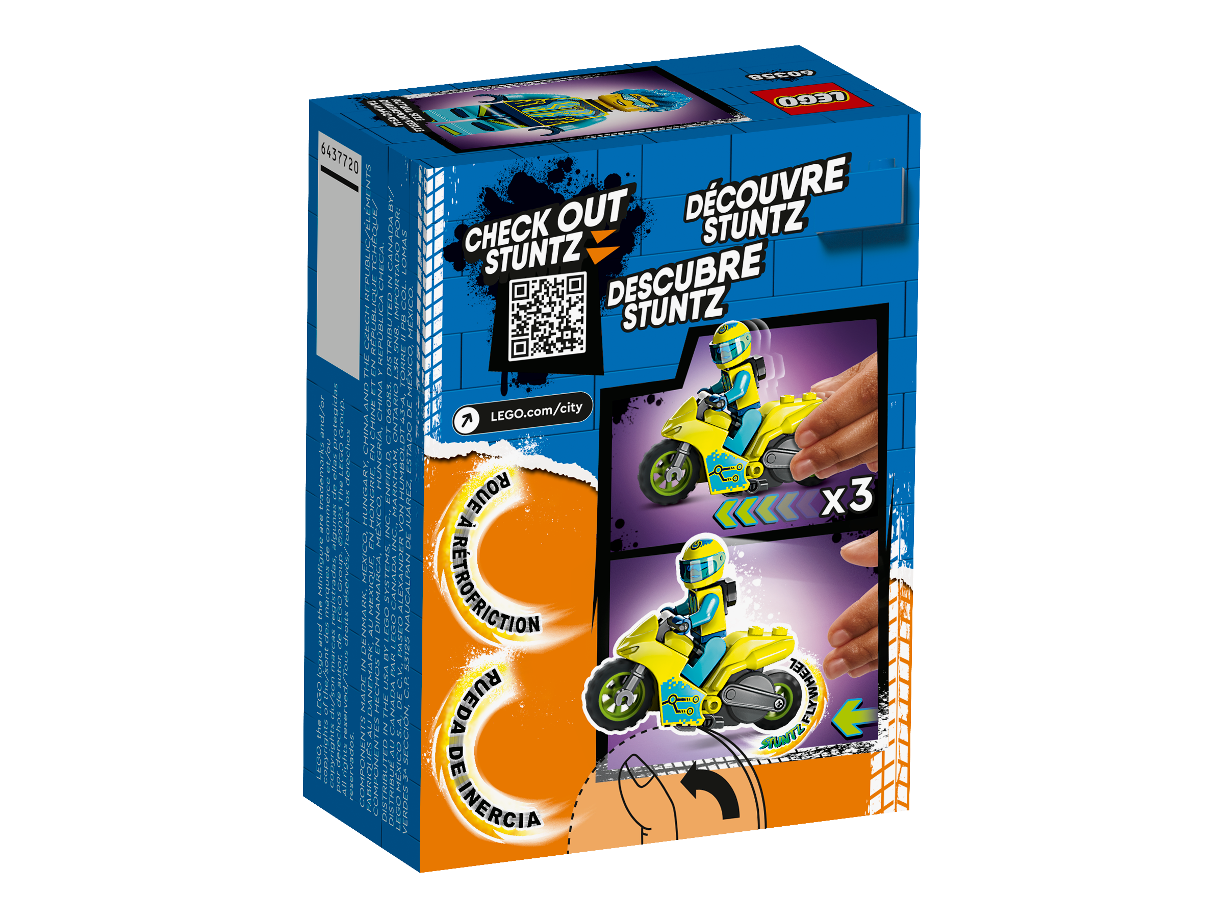 Cyber Stunt Bike 60358 | City | Buy online at the Official LEGO 